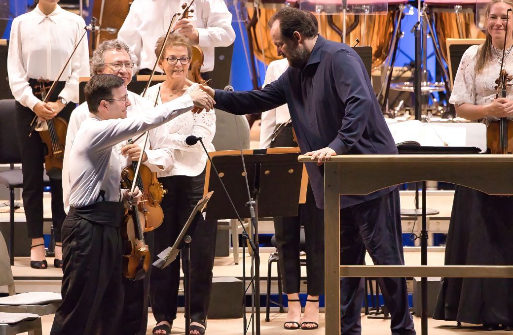 Nathan Cole and Andris Nelsons &copy; Hilary Scott