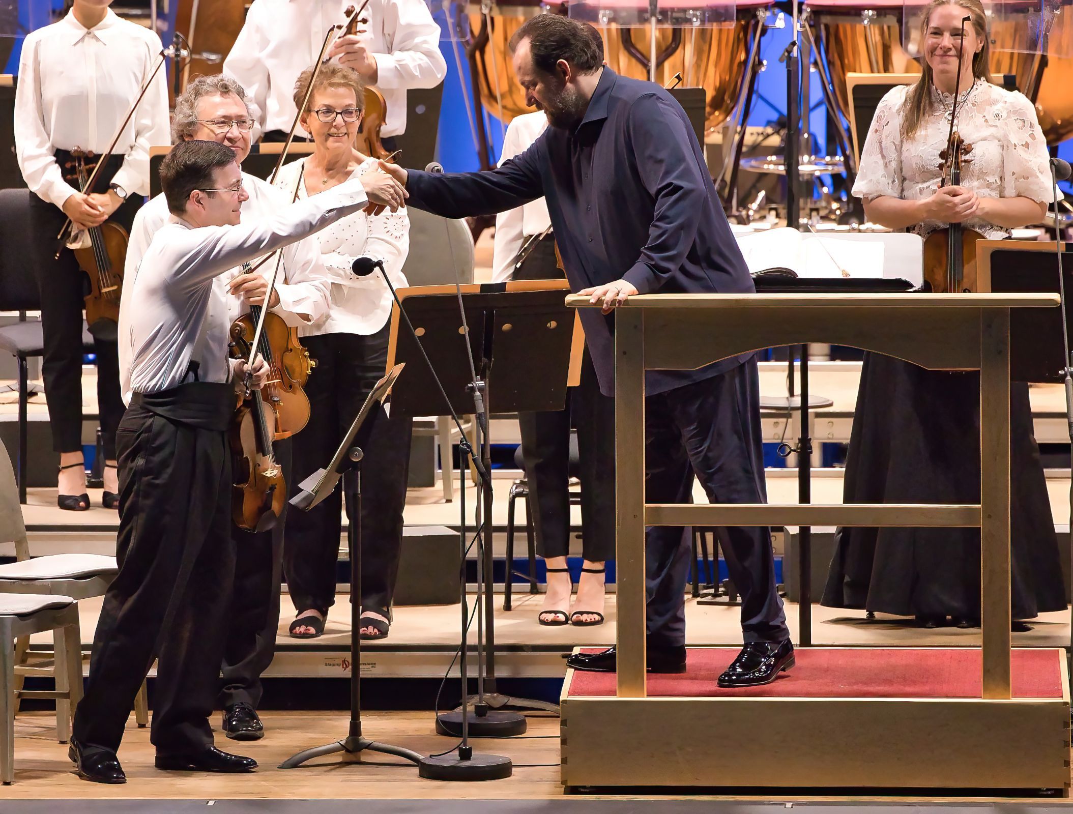 Nathan Cole and Andris Nelsons &copy; Hilary Scott