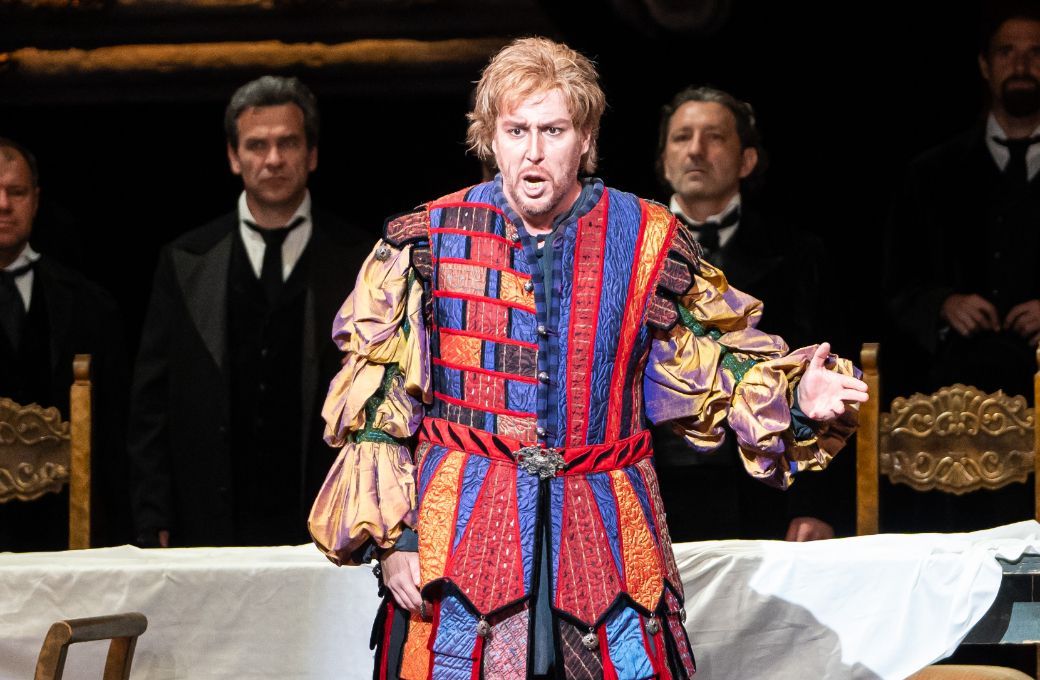 Attila M&oacute;kus (Rigoletto) and ensemble &copy; Valter Berecz | Hungarian State Opera