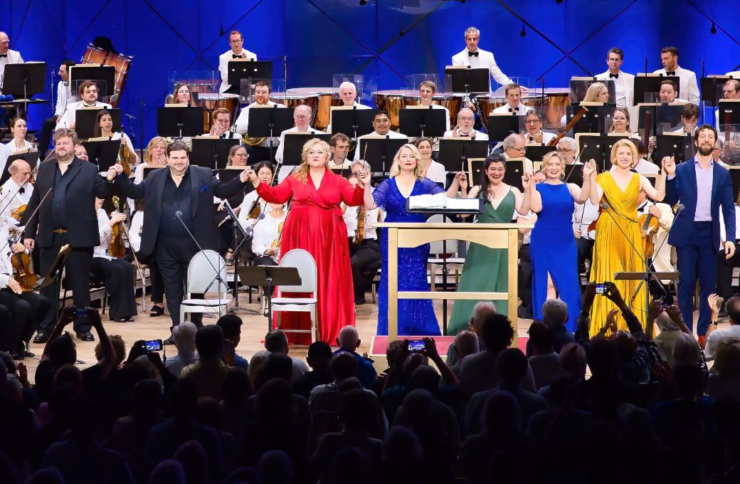 The cast of <i>Götterdämmerung</i> © Hilary Scott, courtesy of the BSO