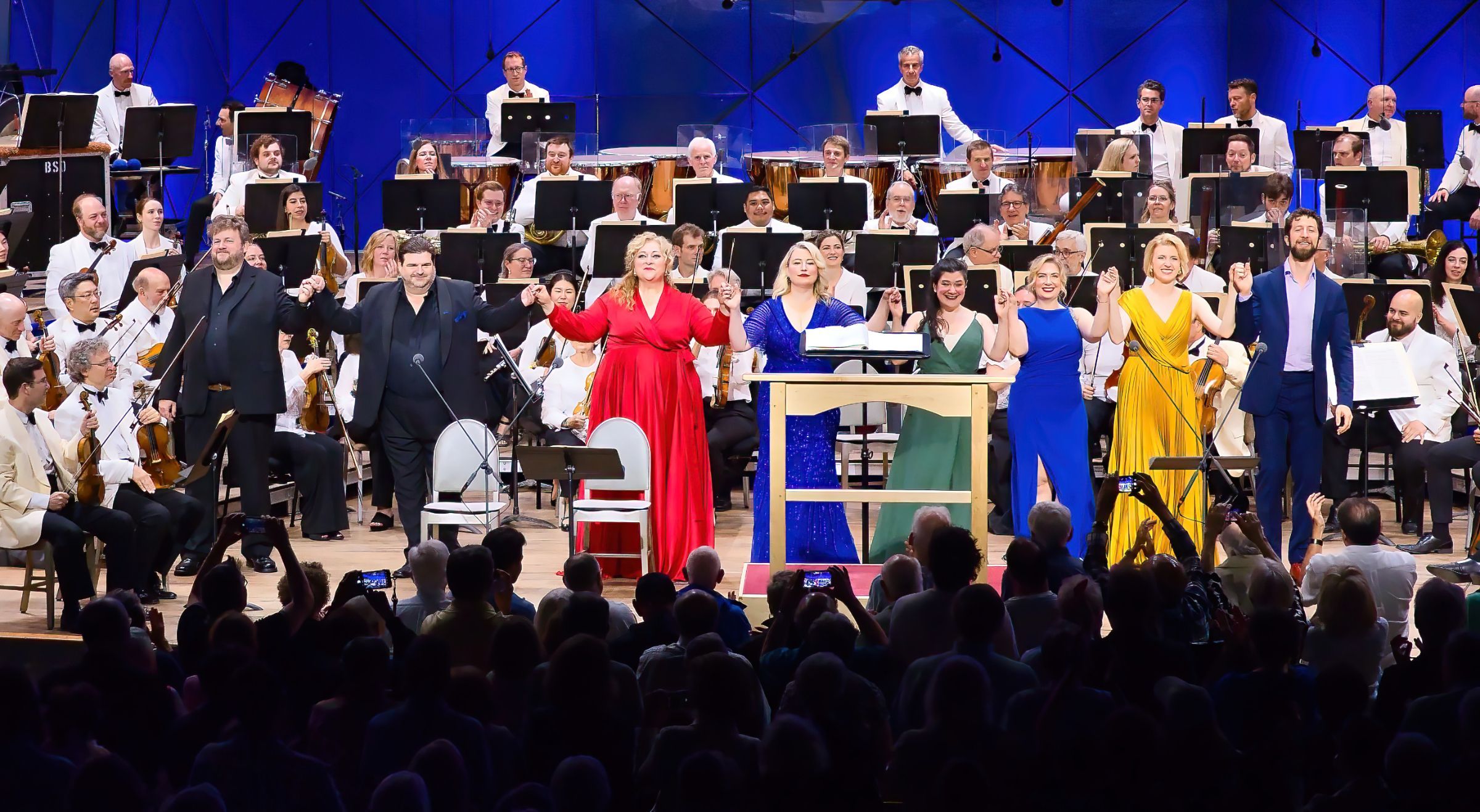 The cast of <i>Götterdämmerung</i> © Hilary Scott, courtesy of the BSO