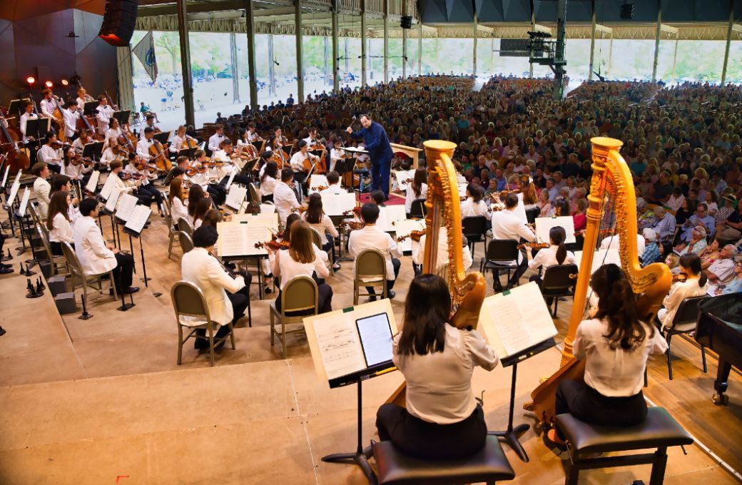 The Tanglewood Music Center Orchestra &copy; Hilary Scott, courtesy of the BSO