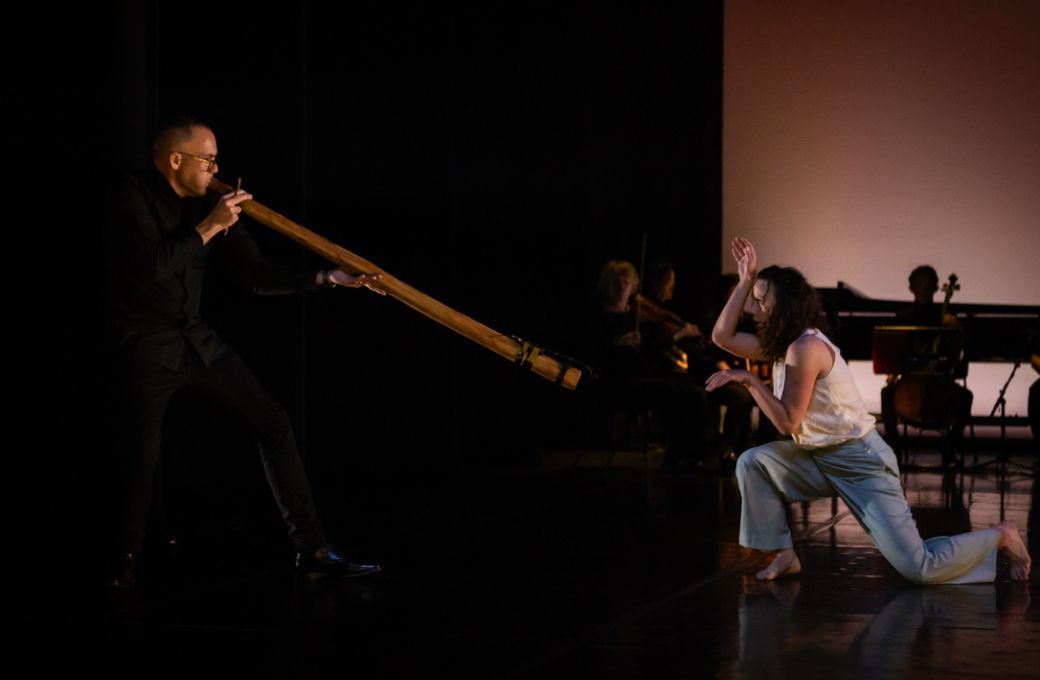 Chris Williams and Tara Robinson in Katina Olsen's <i>gundirgan, wise woman</i> © David Kelly
