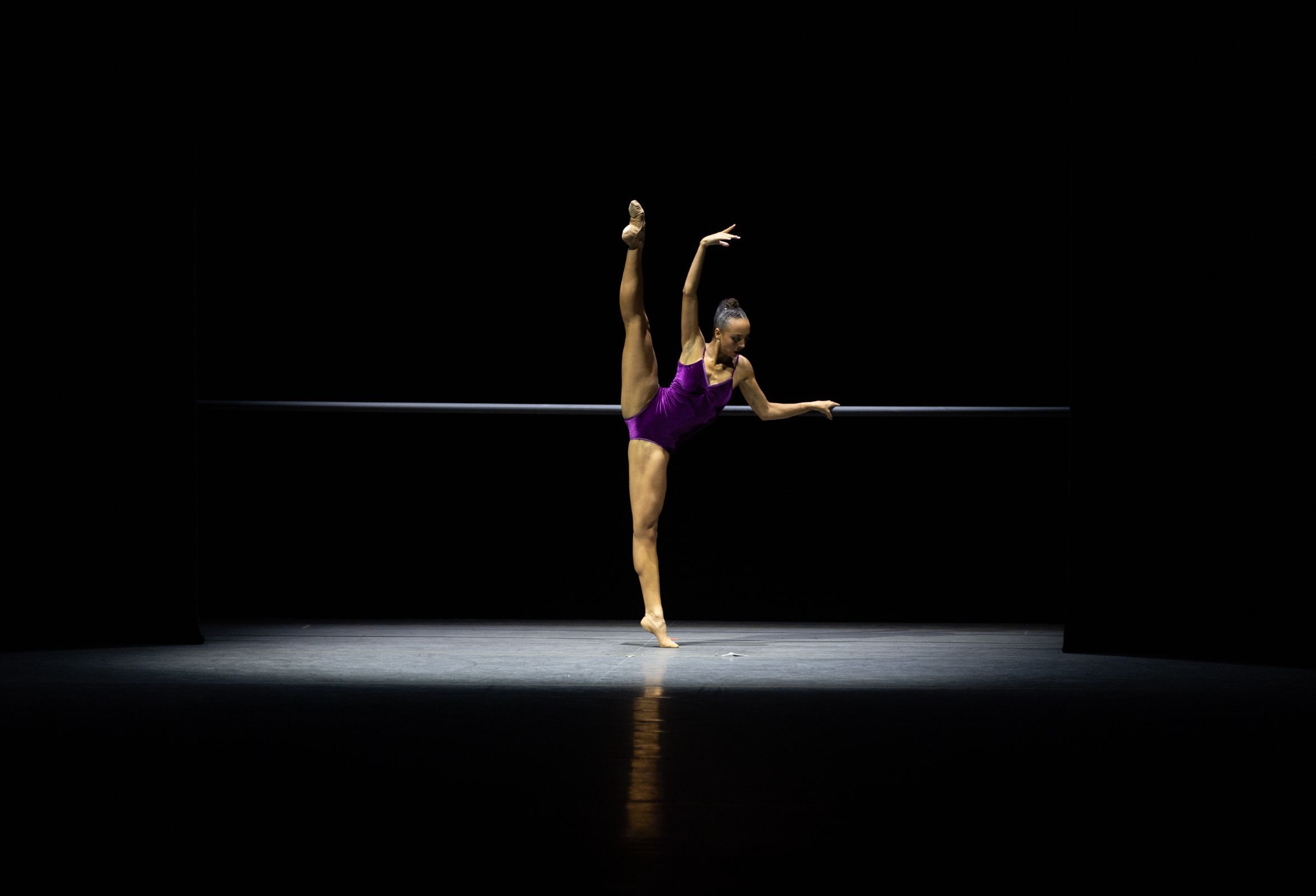 Dance Theatre of Harlem's Delaney Washington in Forsythe's <i>Blake Works IV – The Barre Project</i> © Rosalie O'Connor