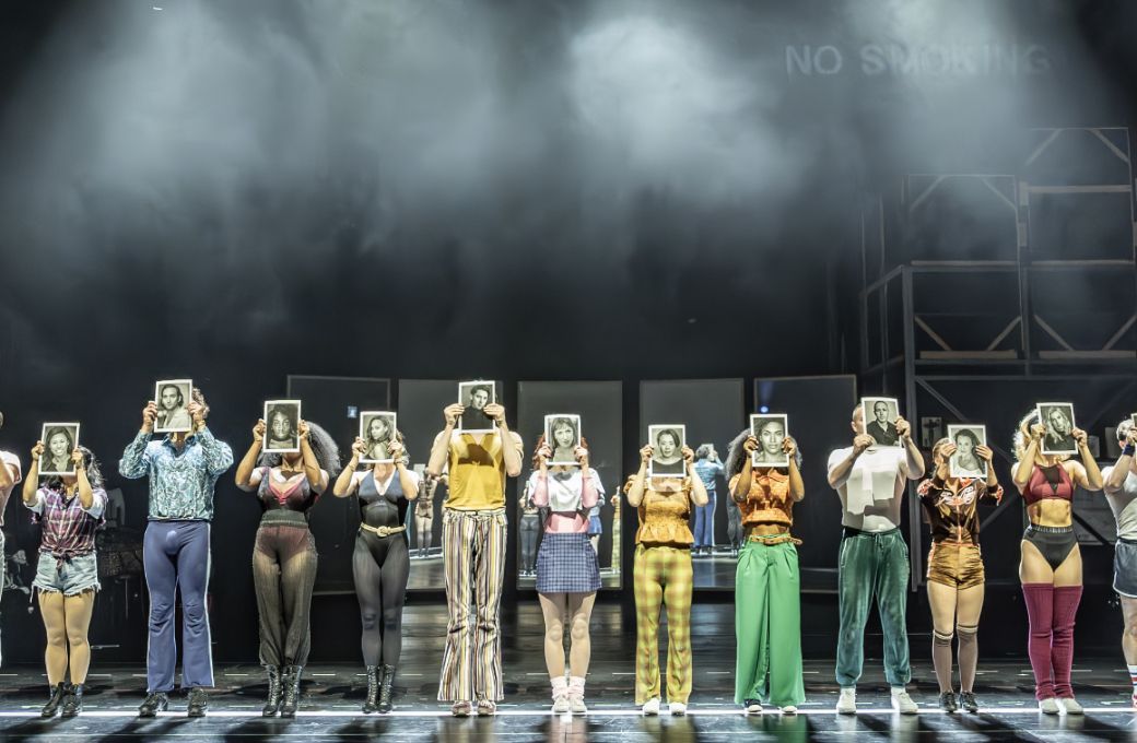 The cast of <i>A Chorus Line</i> © Marc Brenner