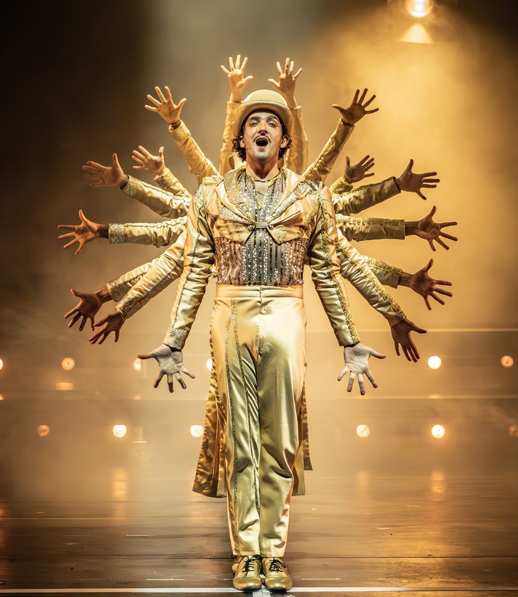 Bradley Delarosbel as Gregory Gardner in <i>A Chorus Line</i> &copy; Marc Brenner