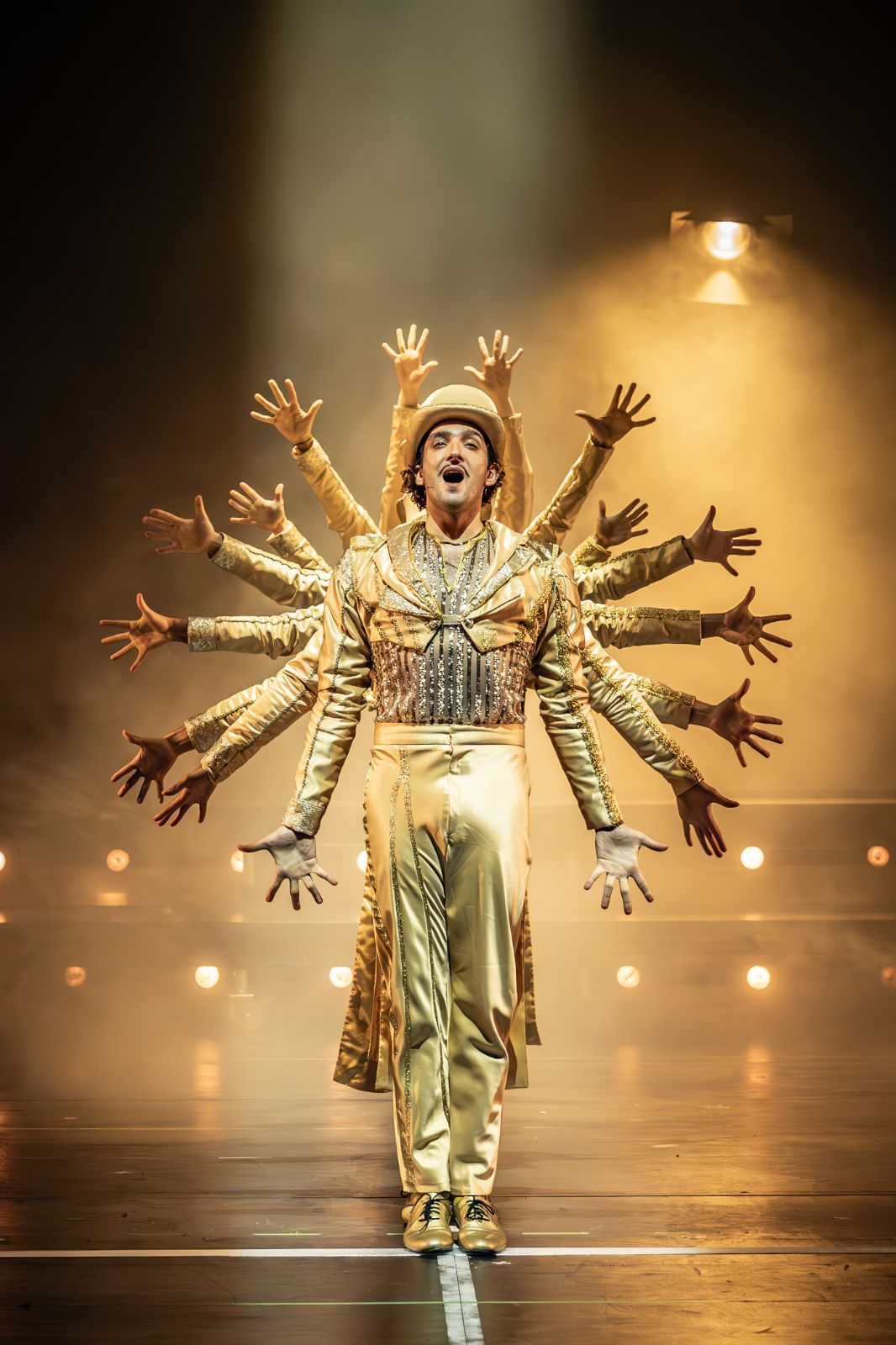 Bradley Delarosbel as Gregory Gardner in <i>A Chorus Line</i> &copy; Marc Brenner