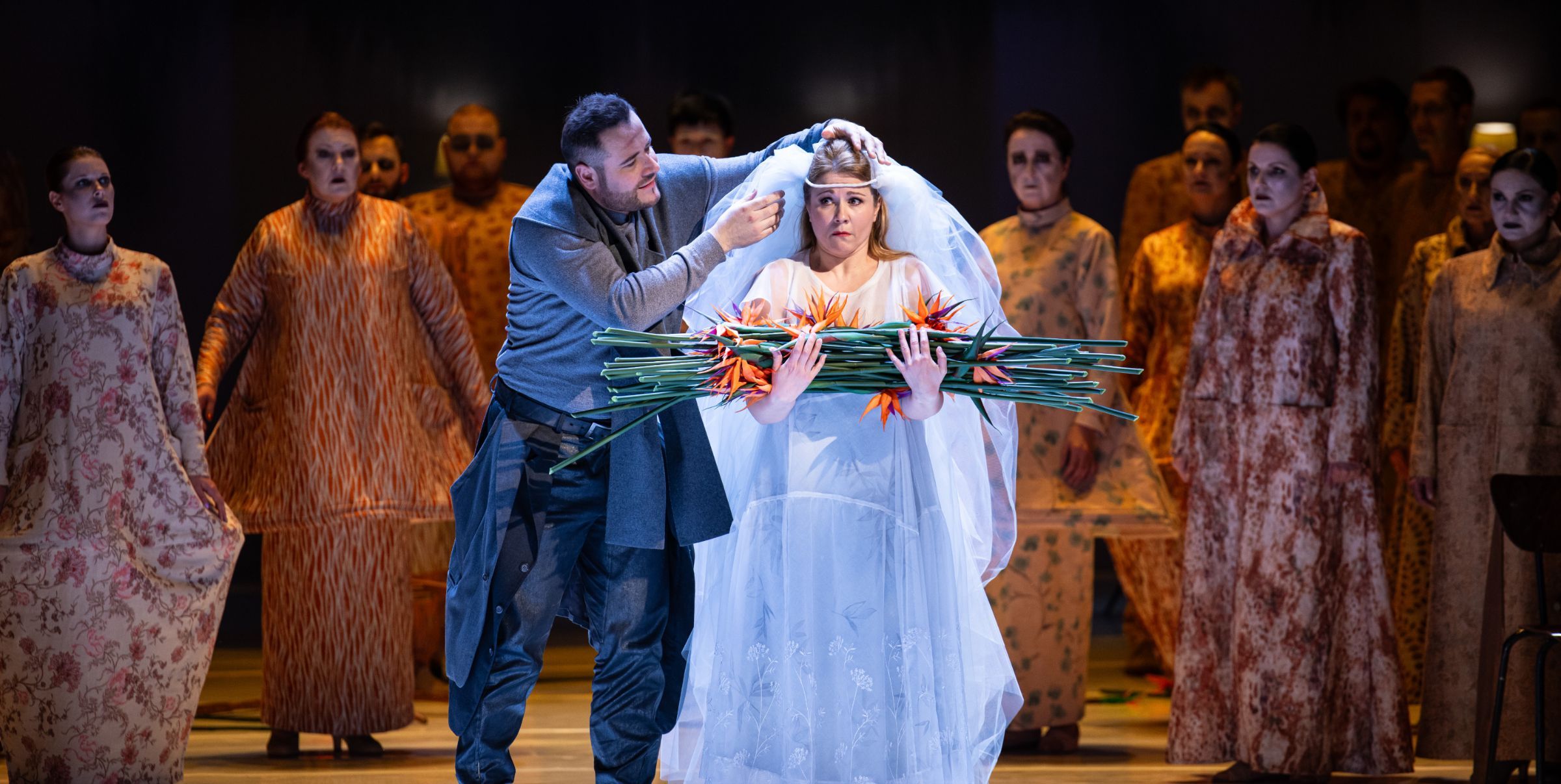 Mykhailo Malafii (Prince) and Kateřina Kněžíková (Rusalka) © Pavel Hejný