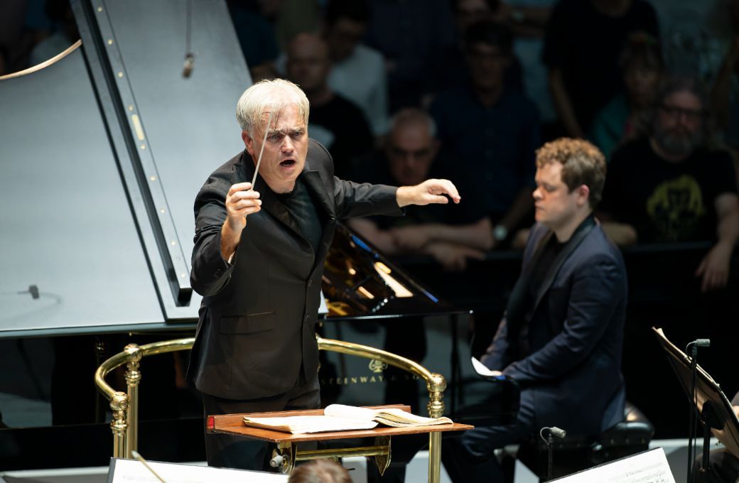 Edward Gardner and Benjamin Grosvenor &copy; BBC | Andy Paradise