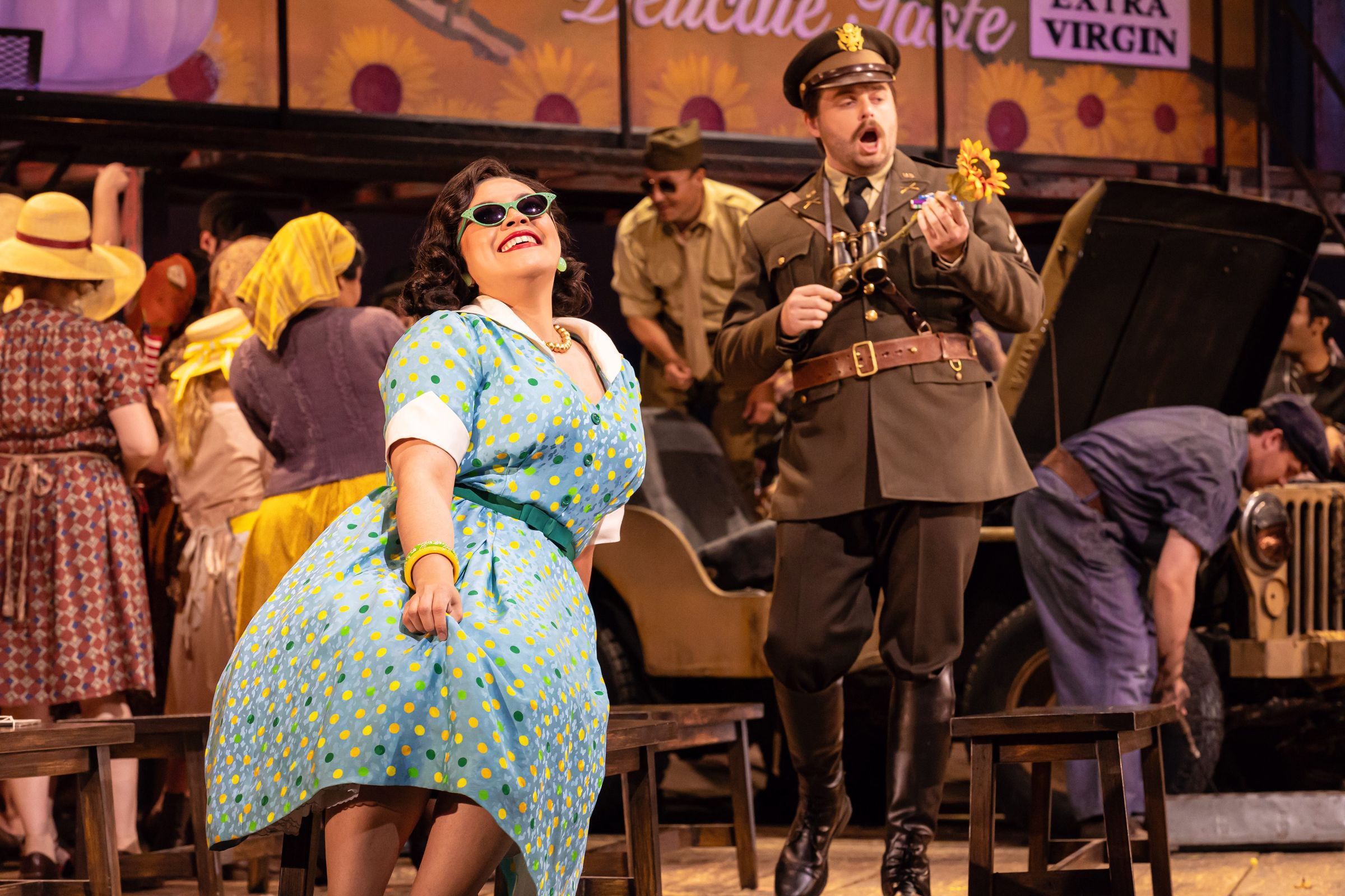 Yaritza Véliz (Adina) and Luke Sutliff (Belcore) &copy; Curtis Brown Photography