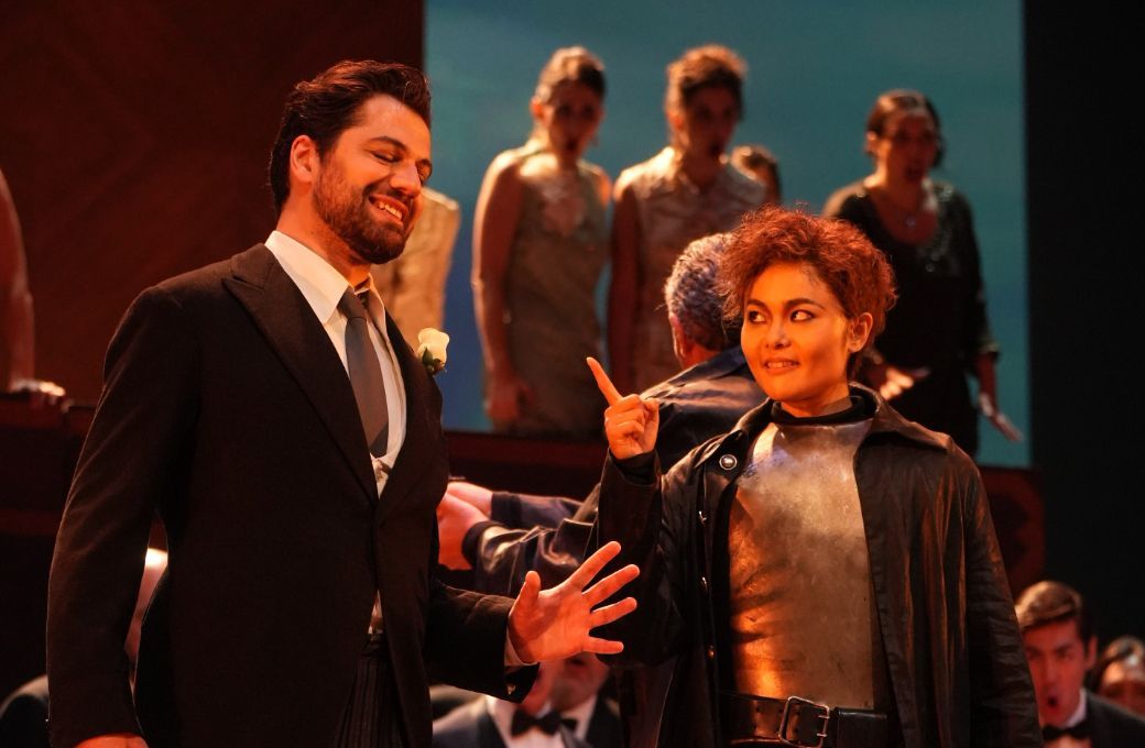 Giorgi Manoshvili (Capellio) and Aya Wakizono (Falliero) &copy; Amati Bacciardi