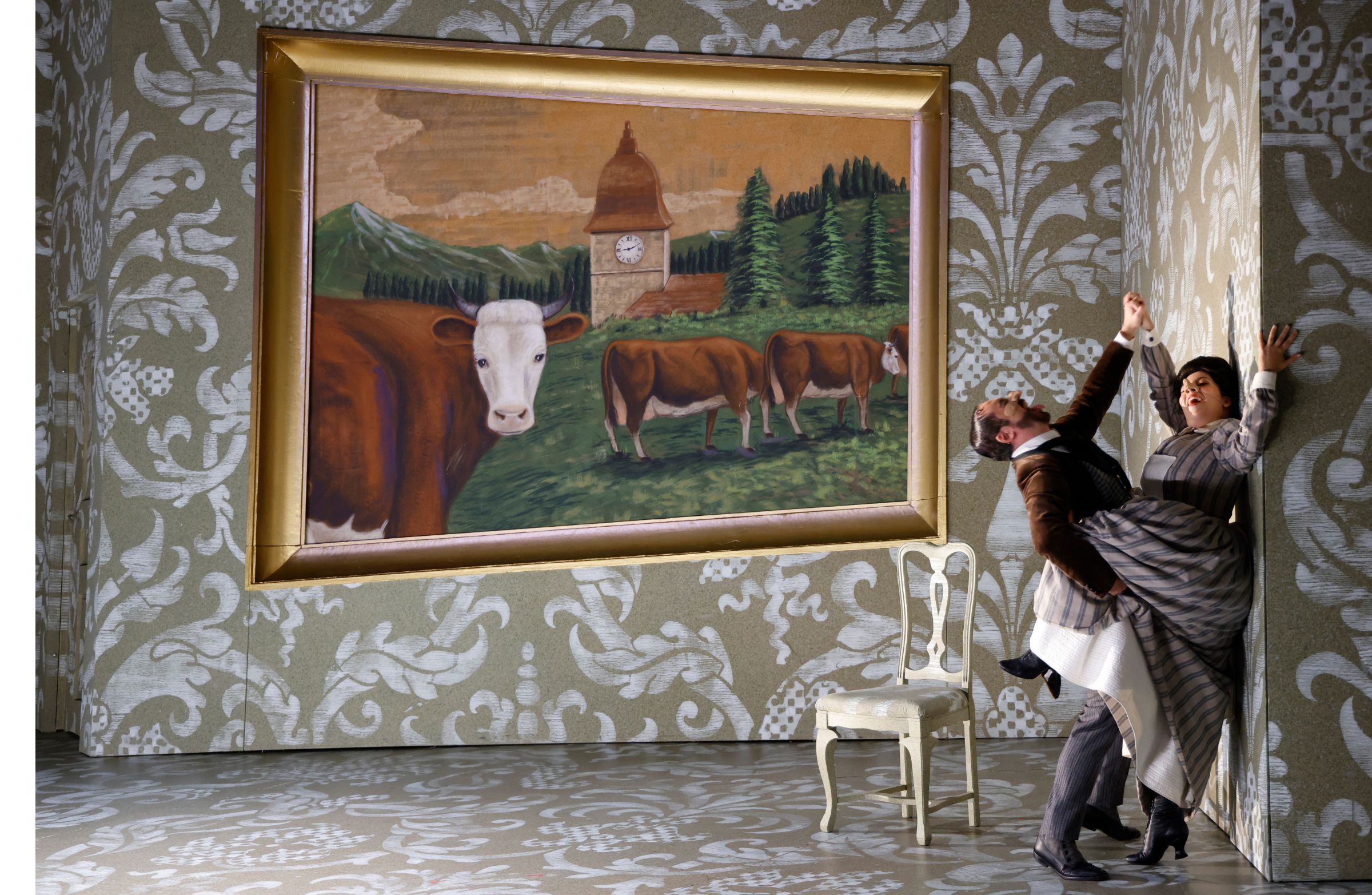 Matteo Macchioni (Frontino) and Patricia Calvache (Rosalia) &copy; Amati Bacciardi