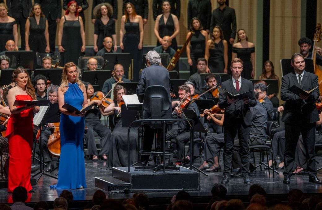 Lina Johnson, Olivia Vermeulen, Jordi Savall, Martin Platz und Manuel Walser &copy; Salzburger Festspiele | Marco Borrelli