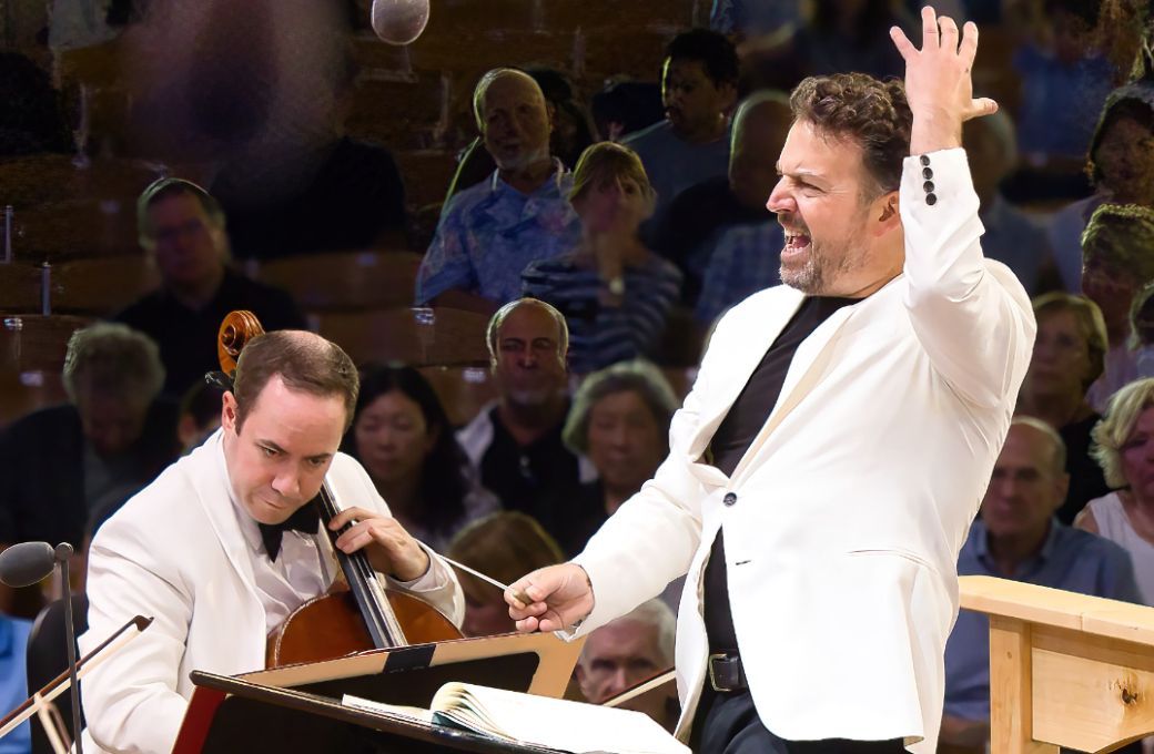 James Gaffigan conducts the Boston Symphony &copy; Hilary Scott
