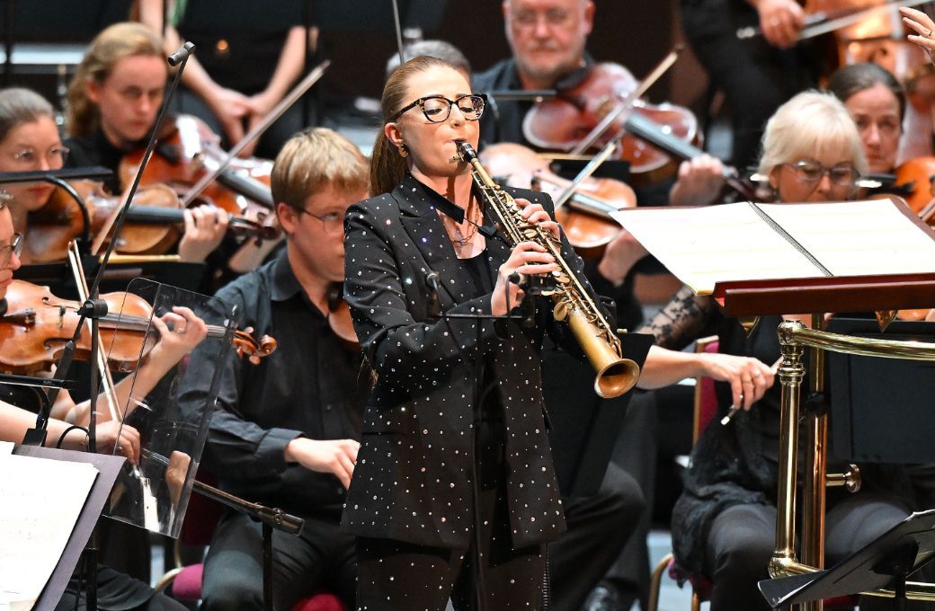 Jess Gillam and the BBC National Orchestra of Wales &copy; BBC | Mark Allan