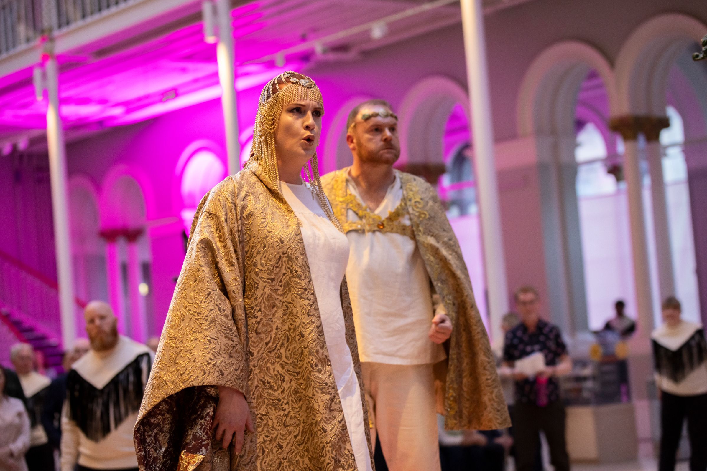 Kitty Whately (Jocasta) and Roland Wood (Creon) &copy; Jess Shurte