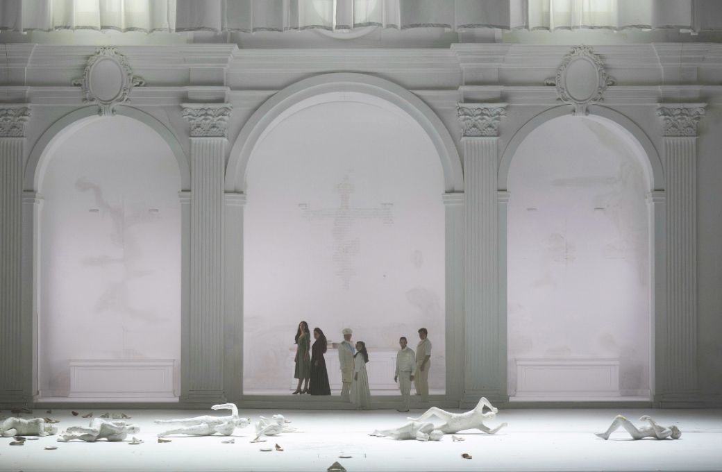 Federica Lombardi, Nadezhda Pavlova, Julian Pr&eacute;gardien, Anna El-Khashem, Kyle Ketelsen, Ruben Drole &copy; Salzburger Festspiele | Monika Rittershaus