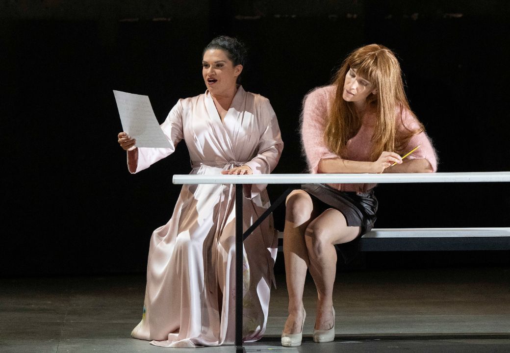 Kathryn Lewek (Stella / Giulietta) und Kate Lindsey (Die Muse) &copy; SF | Monika Rittershaus