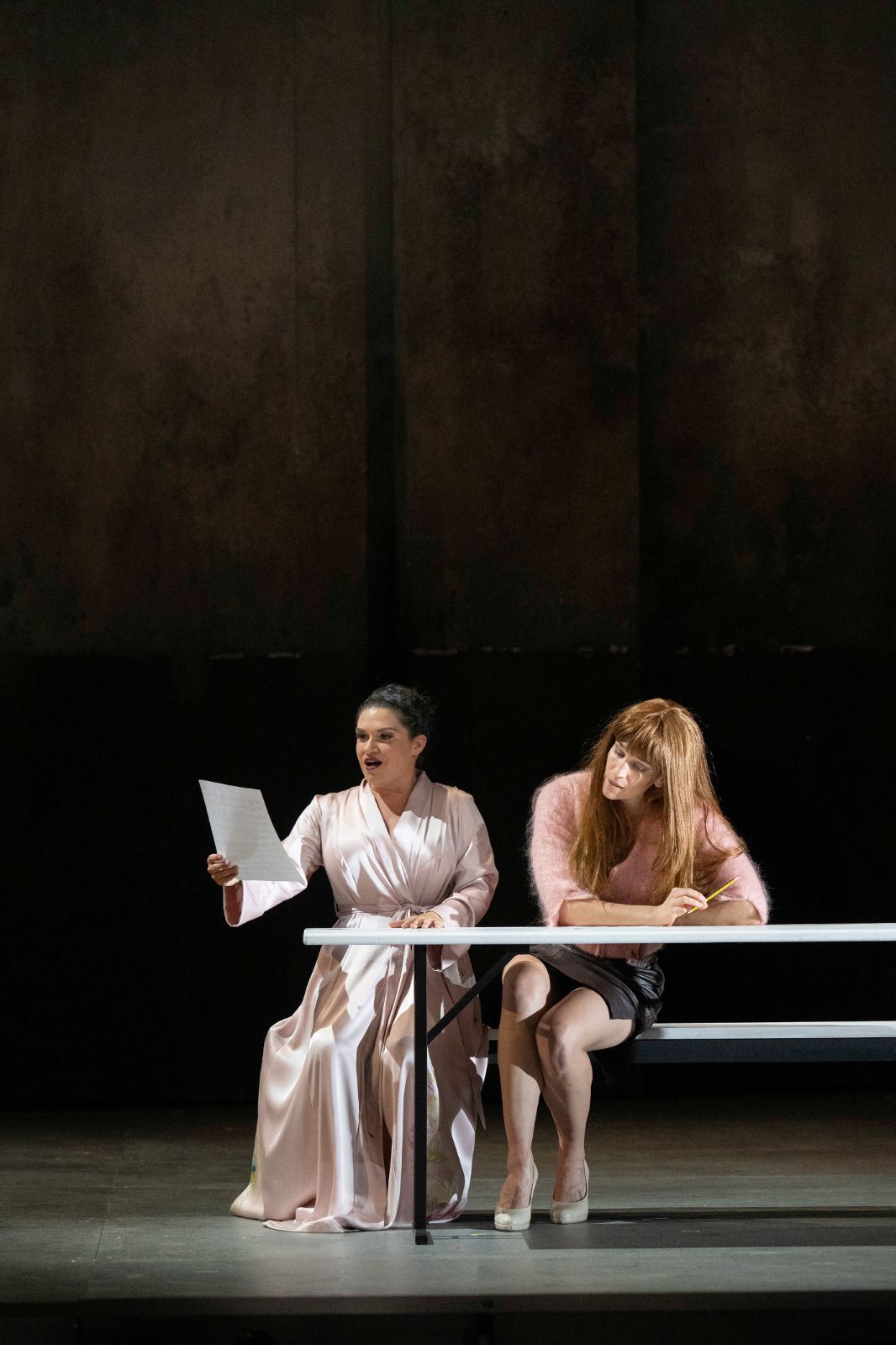 Kathryn Lewek (Stella / Giulietta) und Kate Lindsey (Die Muse) &copy; SF | Monika Rittershaus