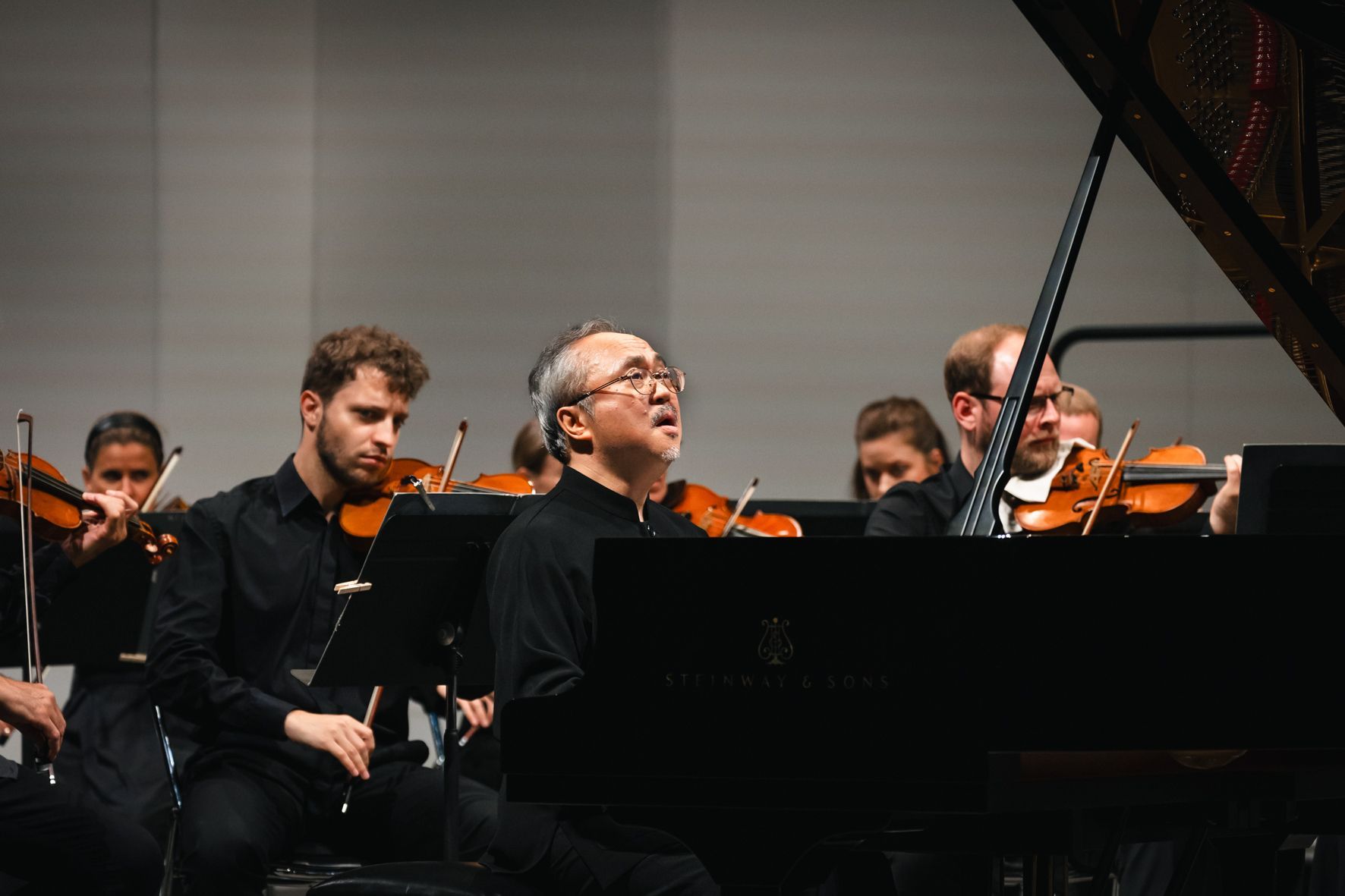 Dang Thai Son et le Sinfonia Varsovia à La Roque d'Anthéron &copy; Valentine Chauvin