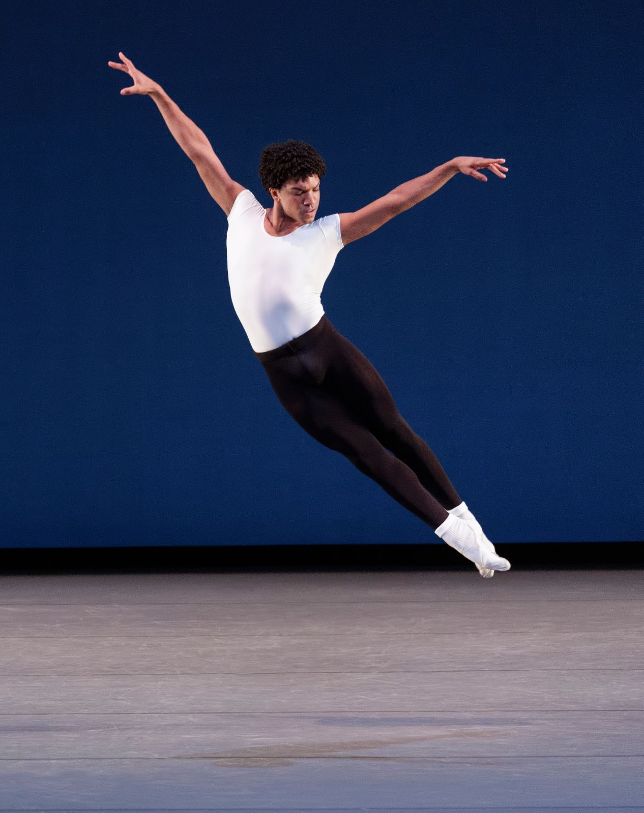 Victor Abreu in George Balanchine's <i>Haieff Divertimento</i>, New York City Ballet &copy; Erin Baiano