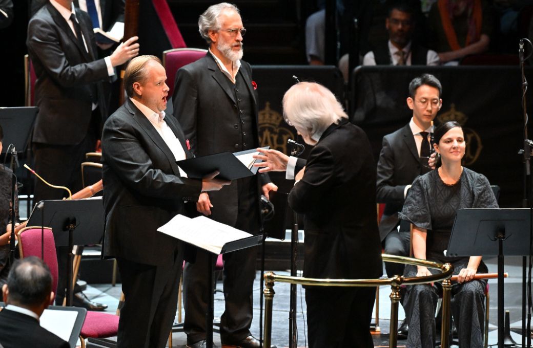 Benjamin Bruns, Christian Immler and Masaaki Suzuki &copy; BBC | Mark Allan