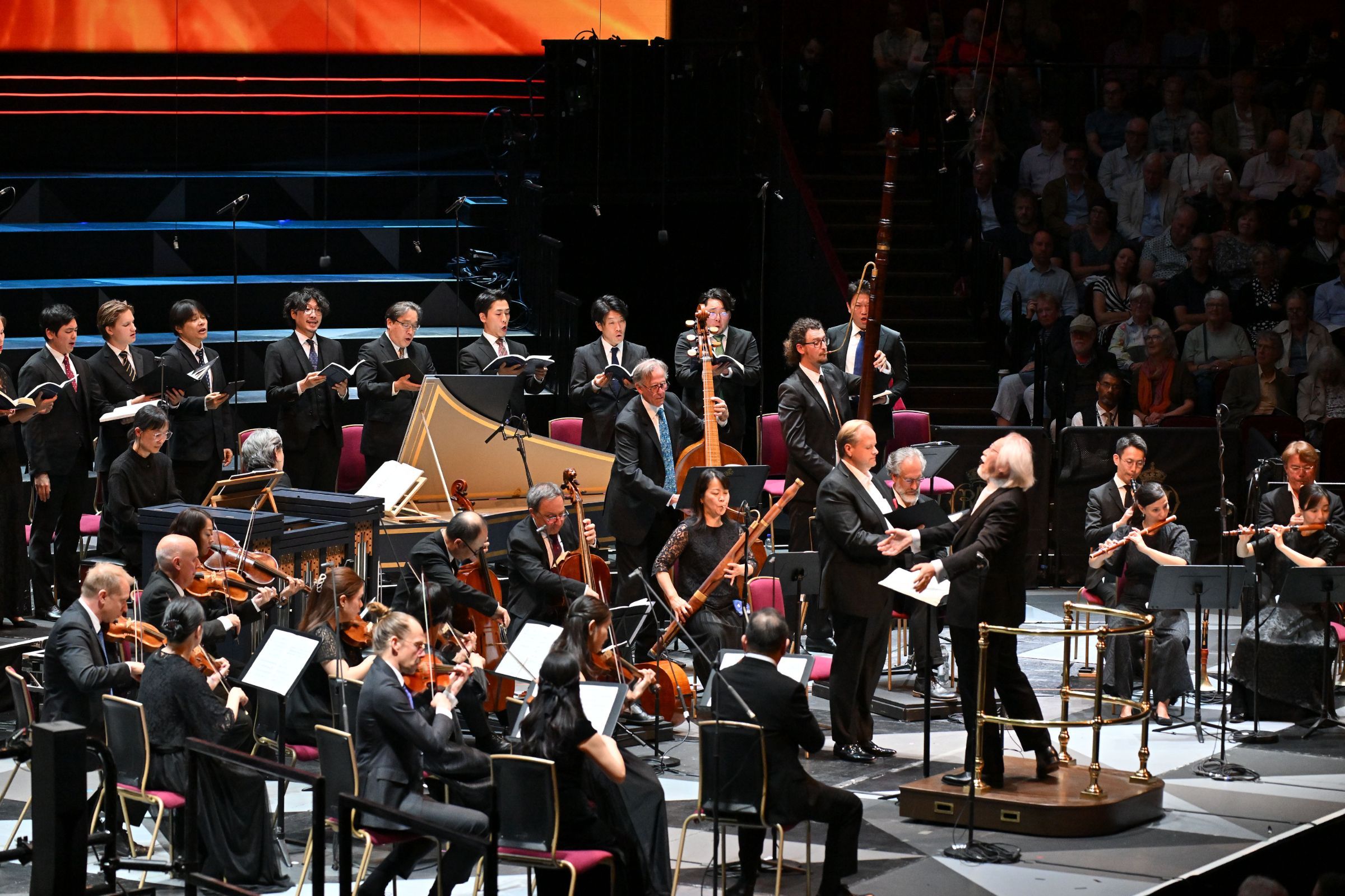 Masaaki Suzuki directs Bach Collegium Japan &copy; BBC | Mark Allan