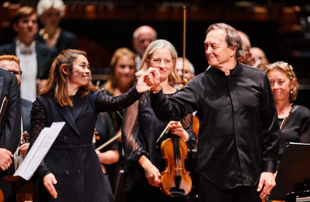 Elim Chan, Pierre-Laurent Aimard and the RSNO &copy; Andrew Perry