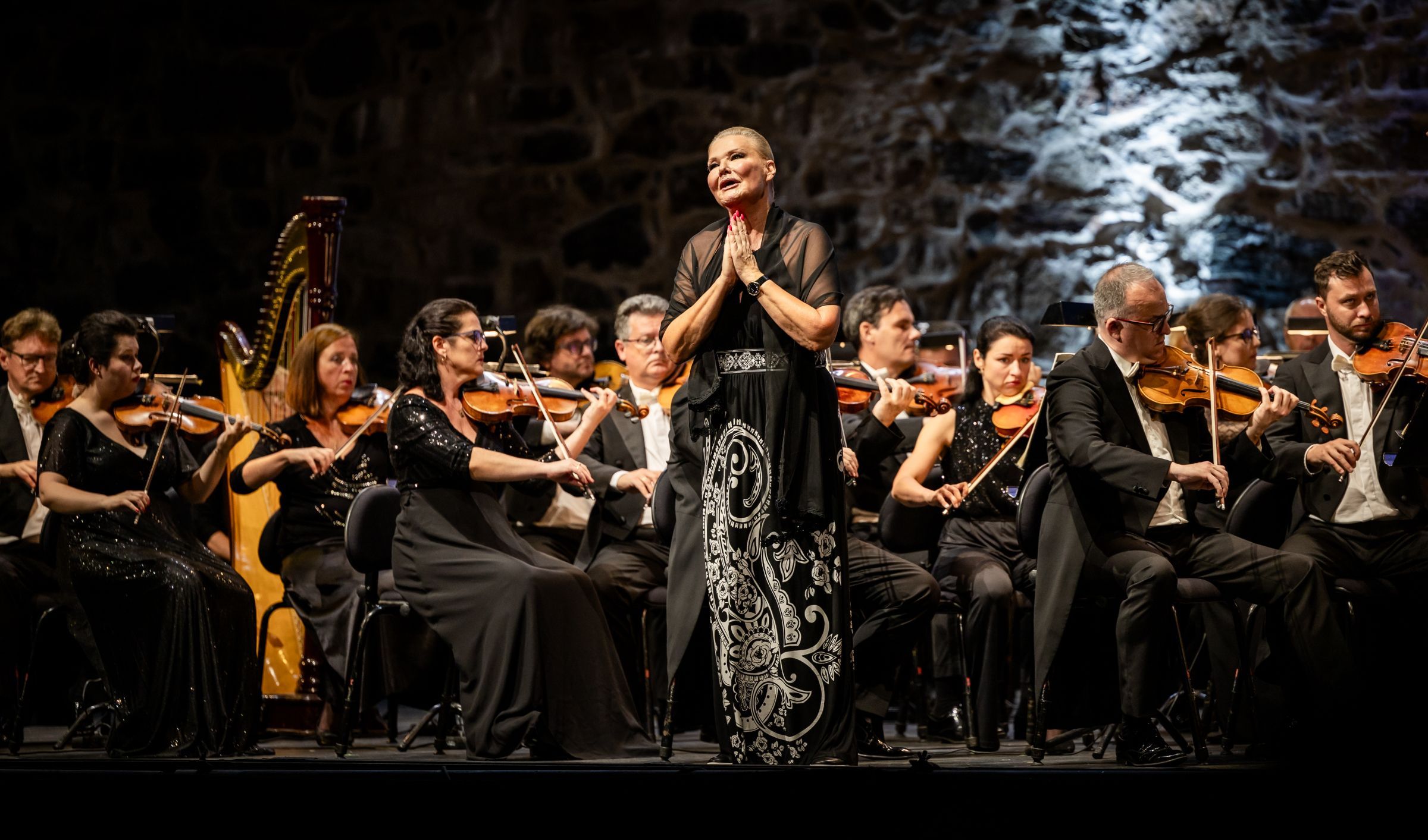 Karita Mattila as the Kostelnička with Prague National Theatre Opera in Savonlinna, July 2024 &copy; Jussi Selvenoinnen
