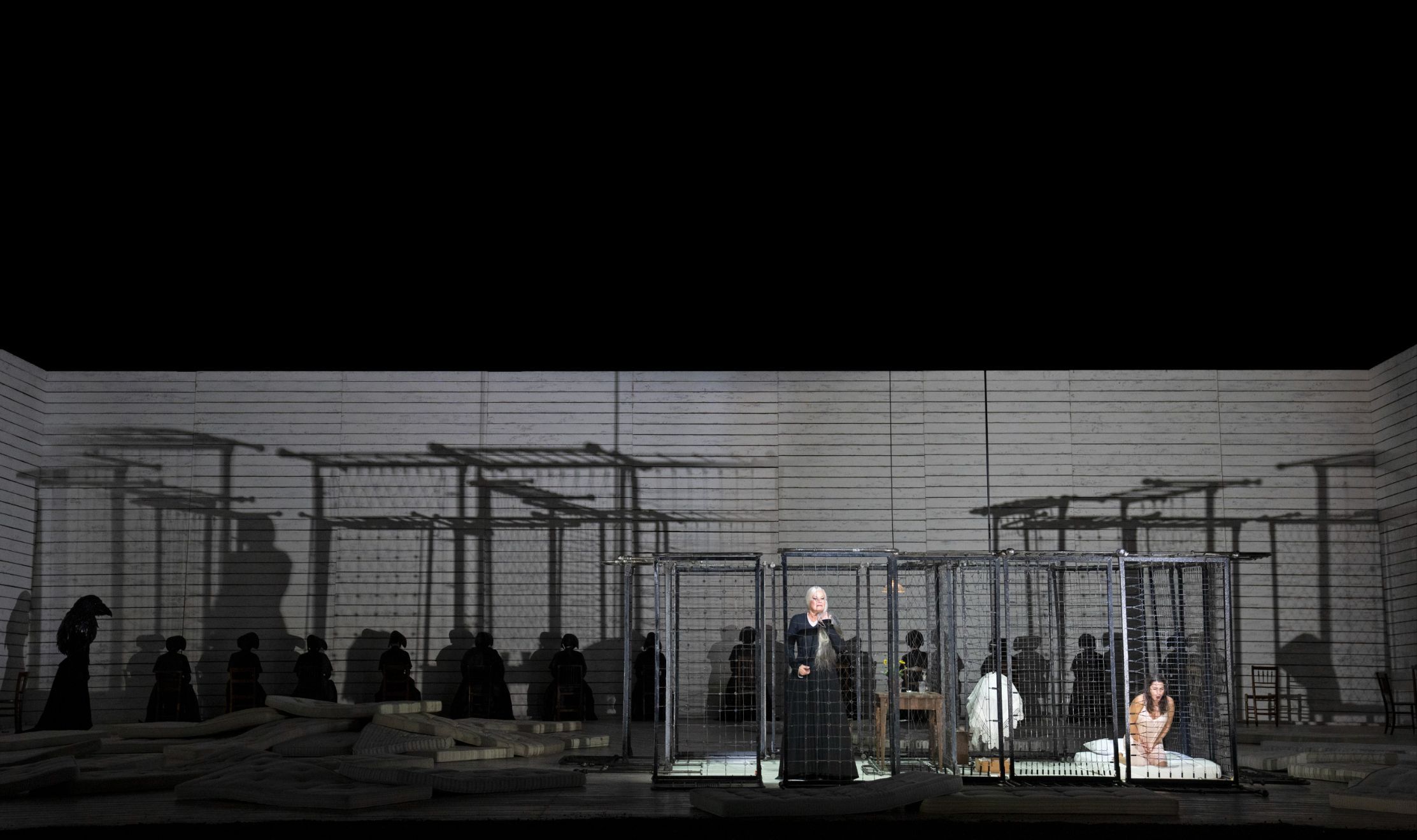 Karita Mattila and Asmik Grigorian in <i>Jenůfa</i> at the Royal Opera &copy; ROH 2021 | Tristram Kenton
