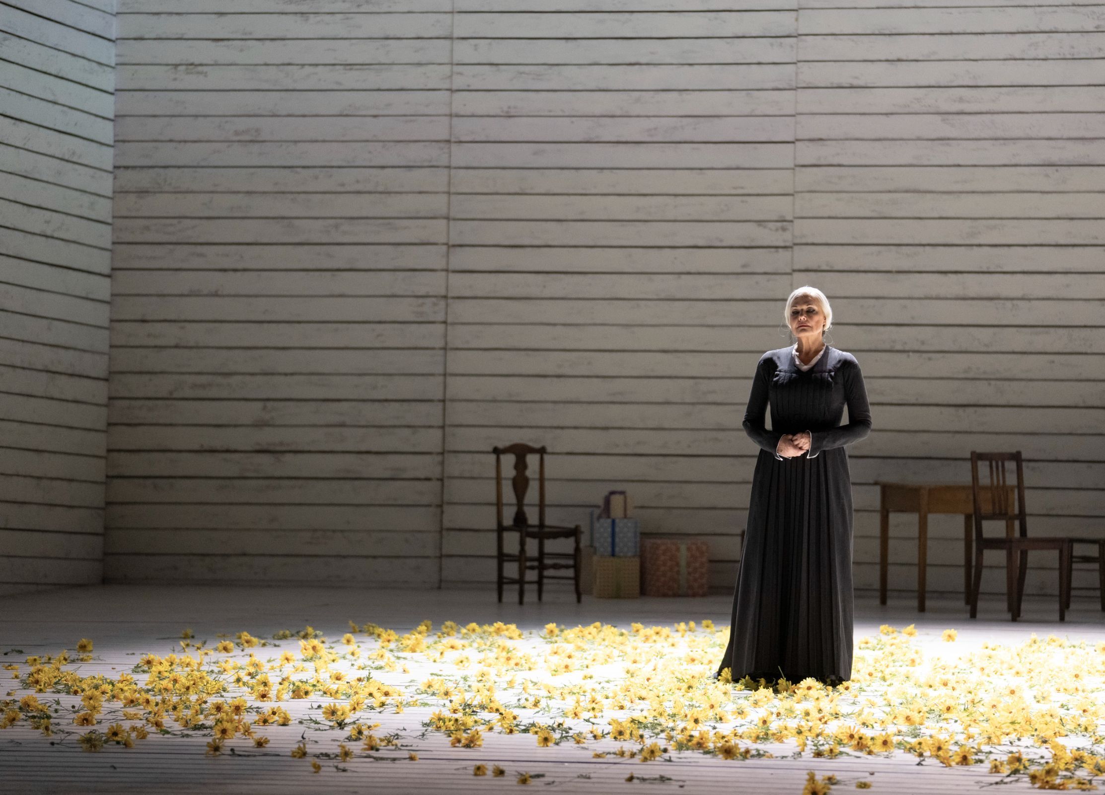 Karita Mattila in <i>Jenůfa</i> at The Royal Opera, 2021 &copy; ROH 2021 | Tristram Kenton
