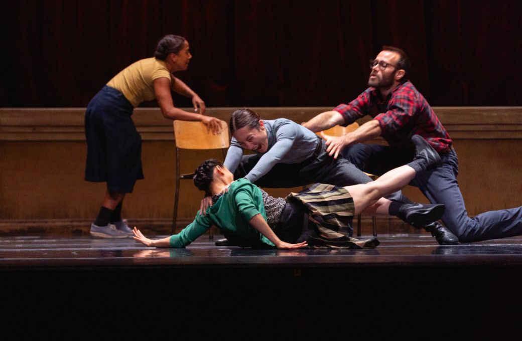 Kidd Pivot in Crystal Pite and Jonathon Young's <i>Assembly Hall</i> &copy; Maxime Ragni