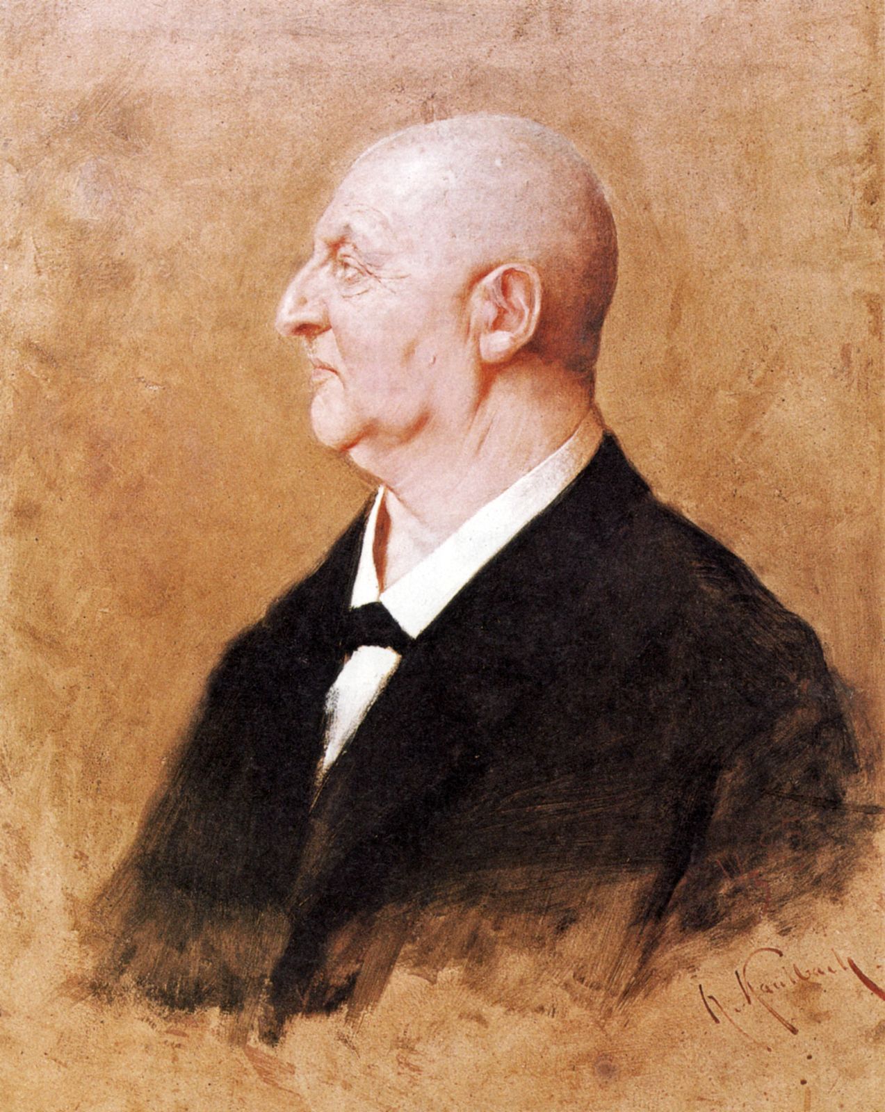 Anton Bruckner, portrait by Hermann von Kaulbach (1885) © Public domain