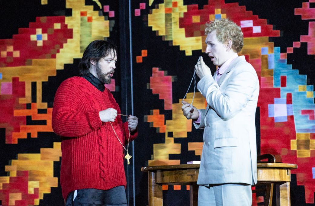 Vladislav Sulimsky (Rogoschin) und Bogdan Volkov (F&uuml;rst Myschkin) &copy; SF | Bernd Uhlig