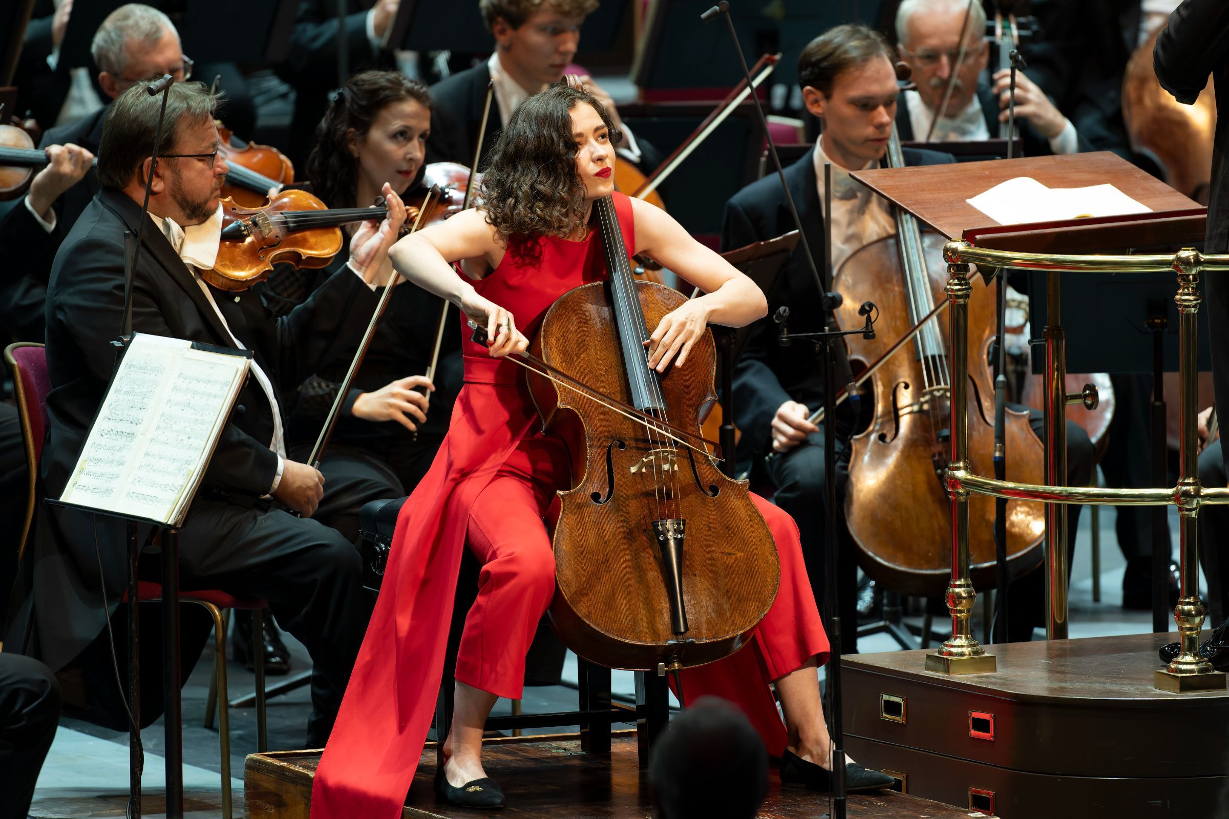 Anastasia Kobekina and the Czech Philharmonic &copy; BBC | Andy Paradise