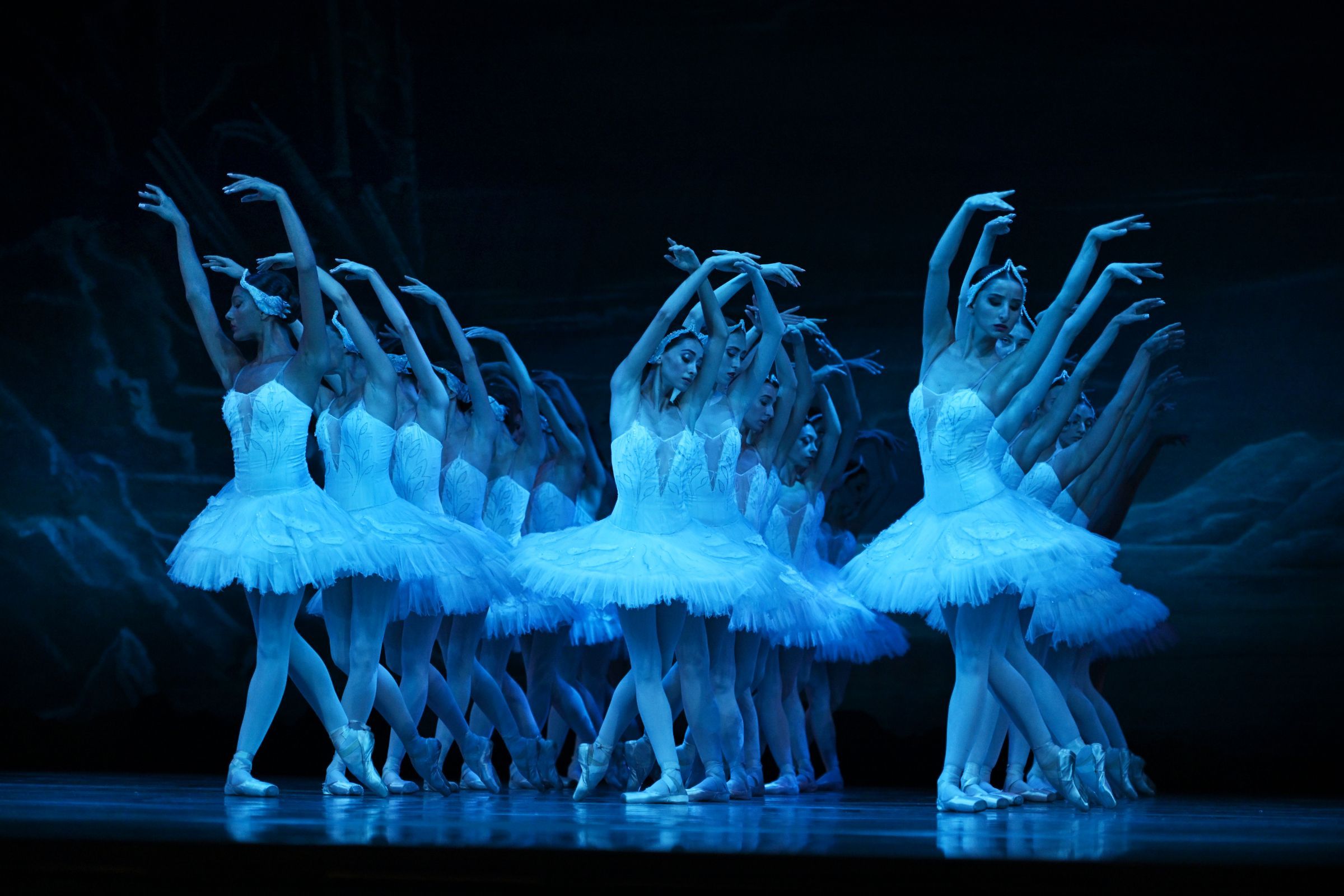 State Ballet of Georgia in Alexei Fadeyechev's <i>Swan Lake</i> © Sasha Gusov
