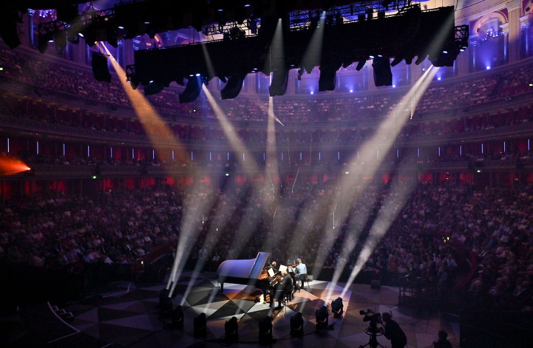 Leonidas Kavakos, Yo-Yo Ma and Emanuel Ax in the Royal Albert Hall &copy; BBC | Chris Christodoulou