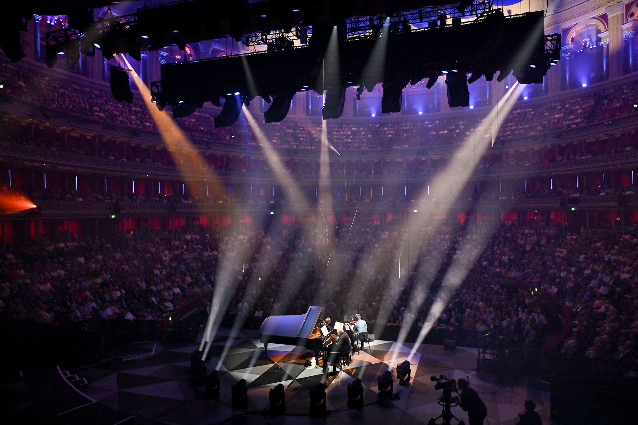 Leonidas Kavakos, Yo-Yo Ma and Emanuel Ax in the Royal Albert Hall &copy; BBC | Chris Christodoulou