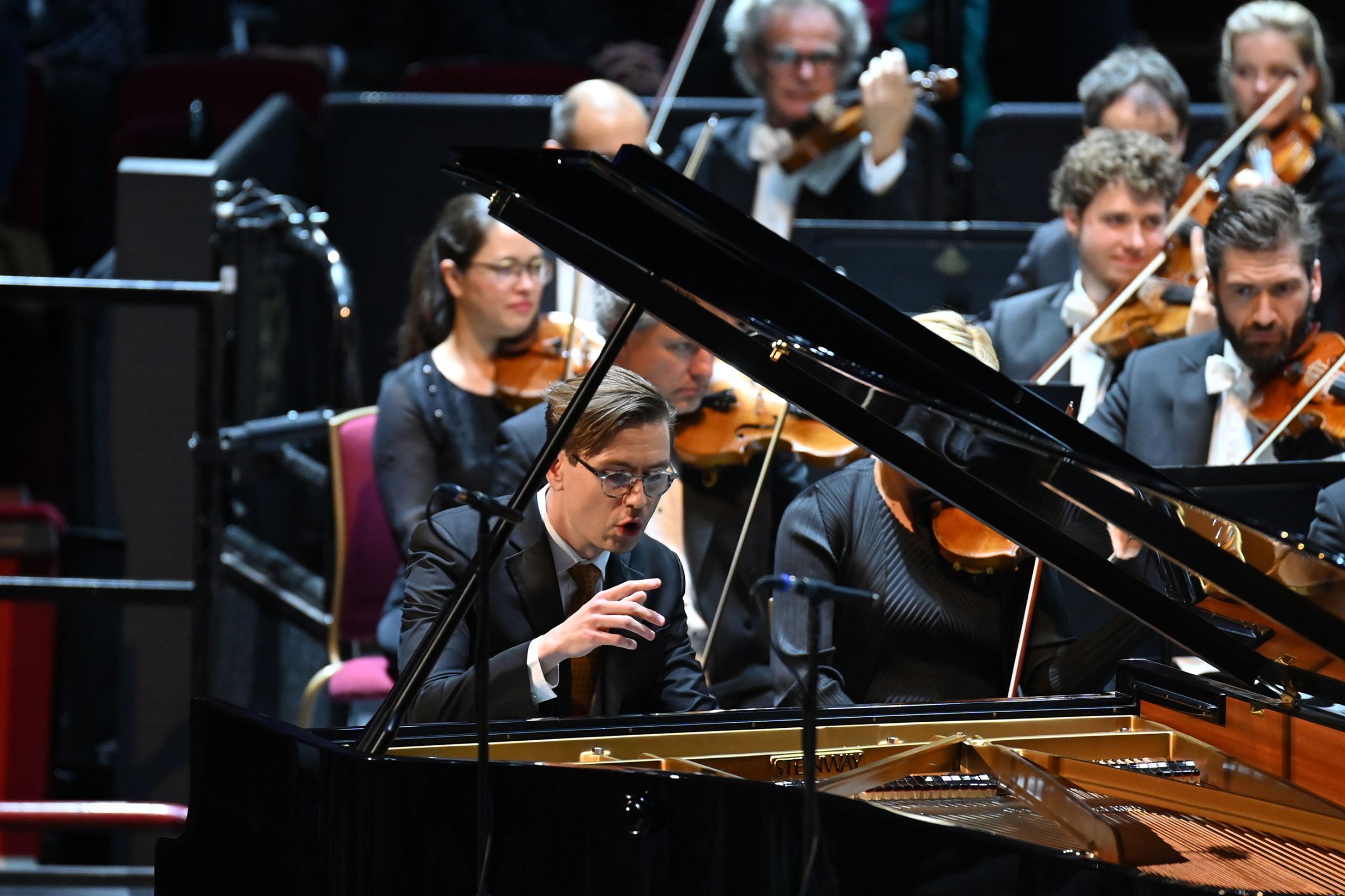 Víkingur Ólafsson and the Berliner Philharmoniker &copy; BBC | Chris Christodoulou