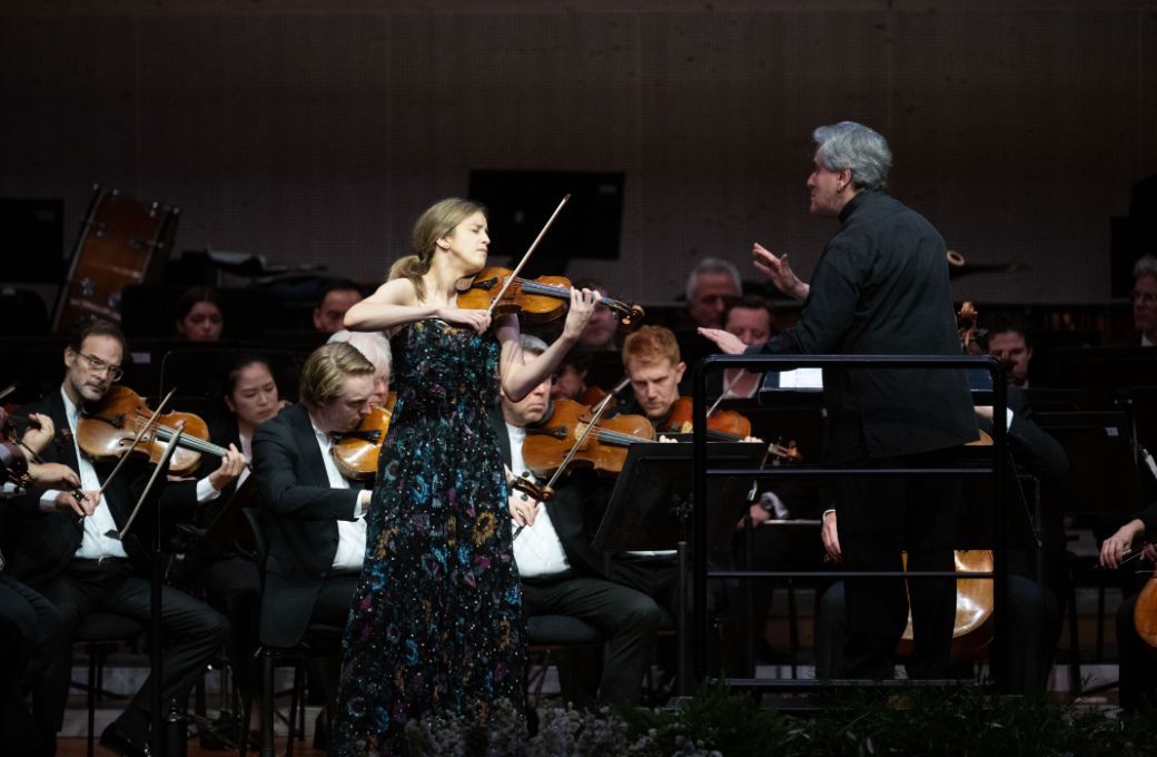 Vilde Frang, Antonio Pappano et le LSO au Gstaad Menuhin Festival © Raphaël Faux