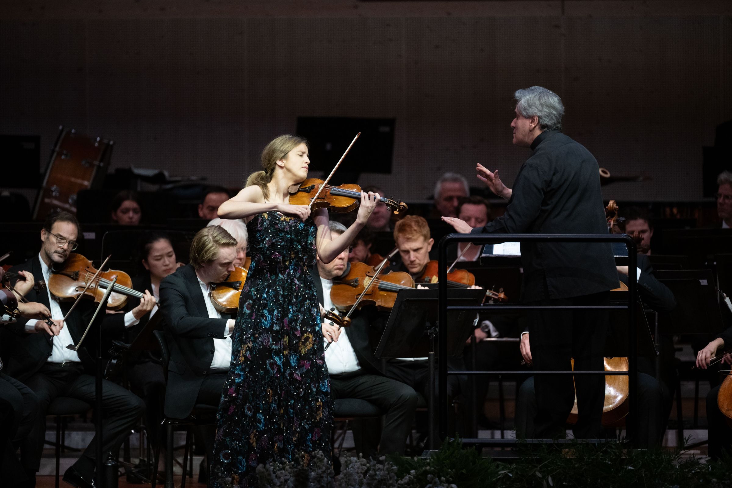 Vilde Frang, Antonio Pappano et le LSO au Gstaad Menuhin Festival © Raphaël Faux