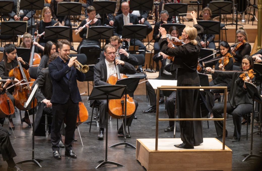 Verneri Pohjola, Susanna Mälkki and the Staatskapelle Berlin &copy; Peter Adamik