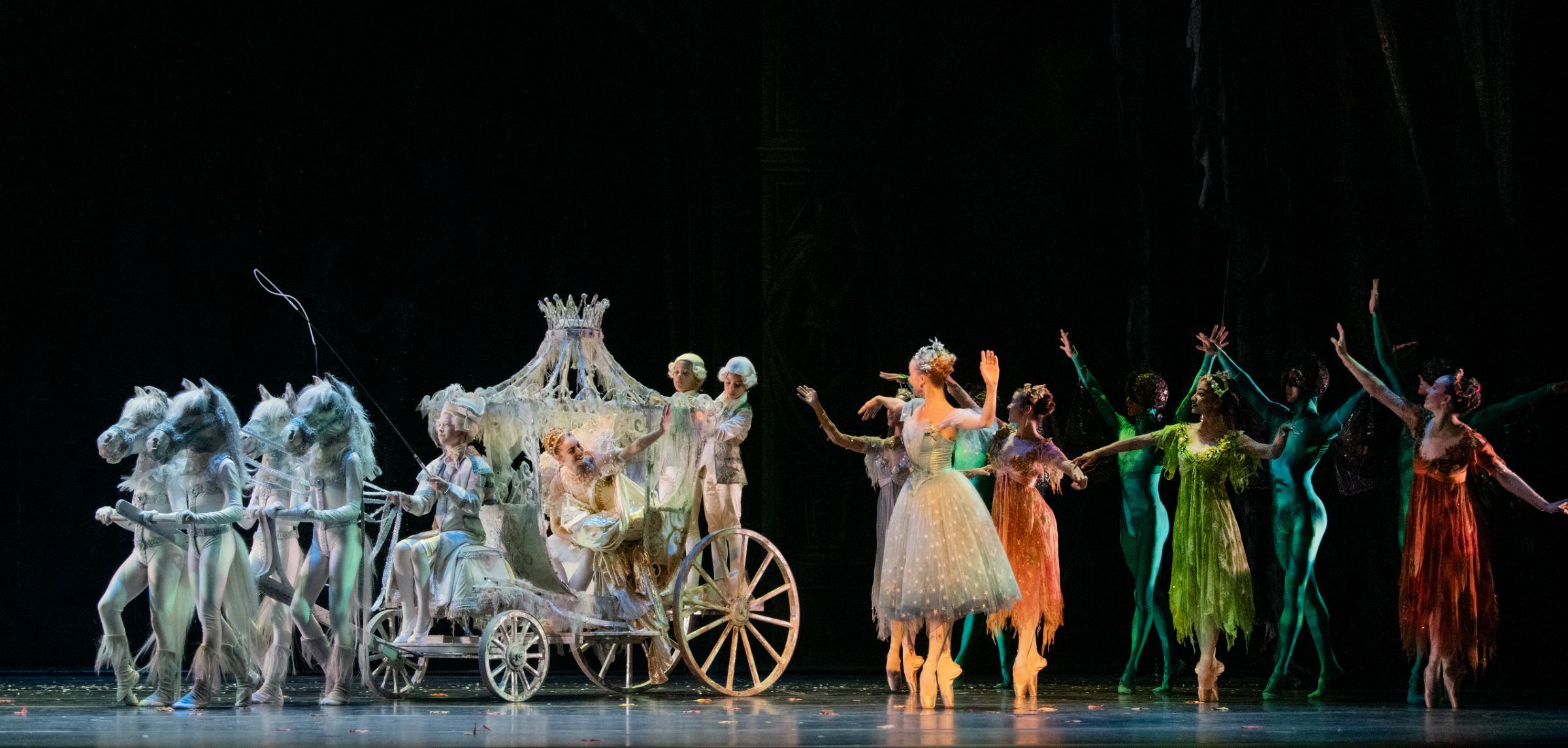 Cinderella (Daniela Cabrera) goes to the Ball in <i>Cinderella</i> © Erik Berg