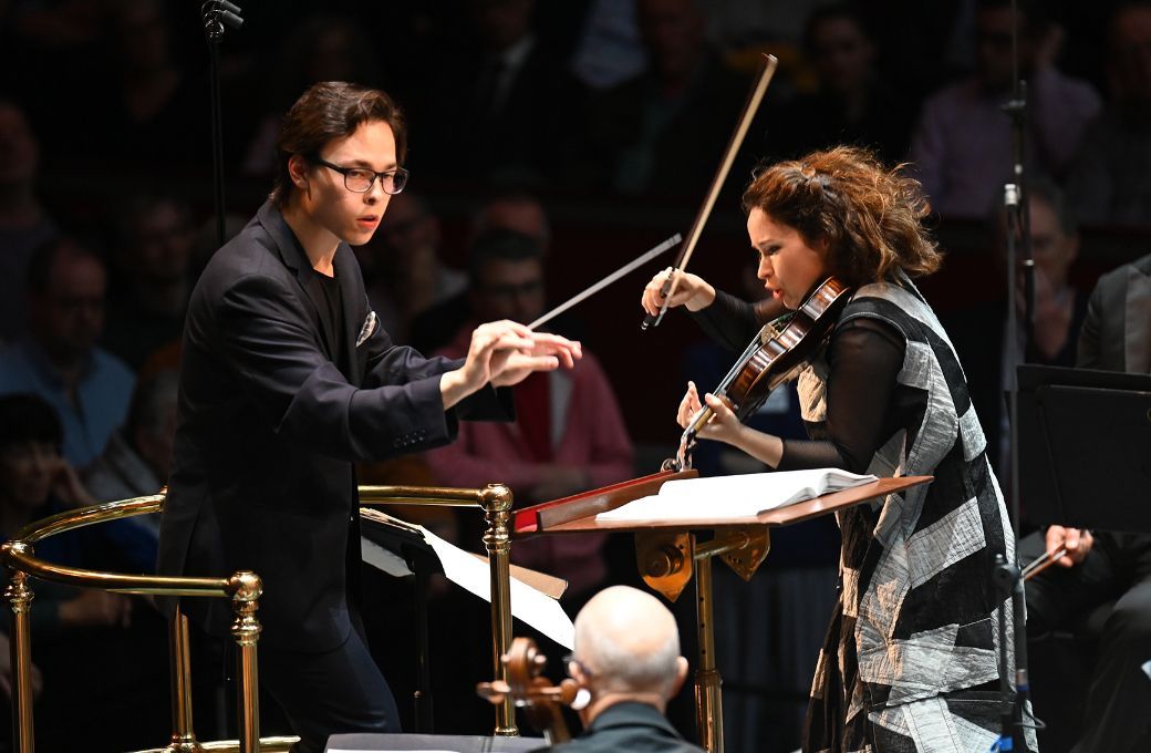 Tarmo Peltokoski and Patricia Kopatchinskaja &copy; BBC | Chris Christodoulou