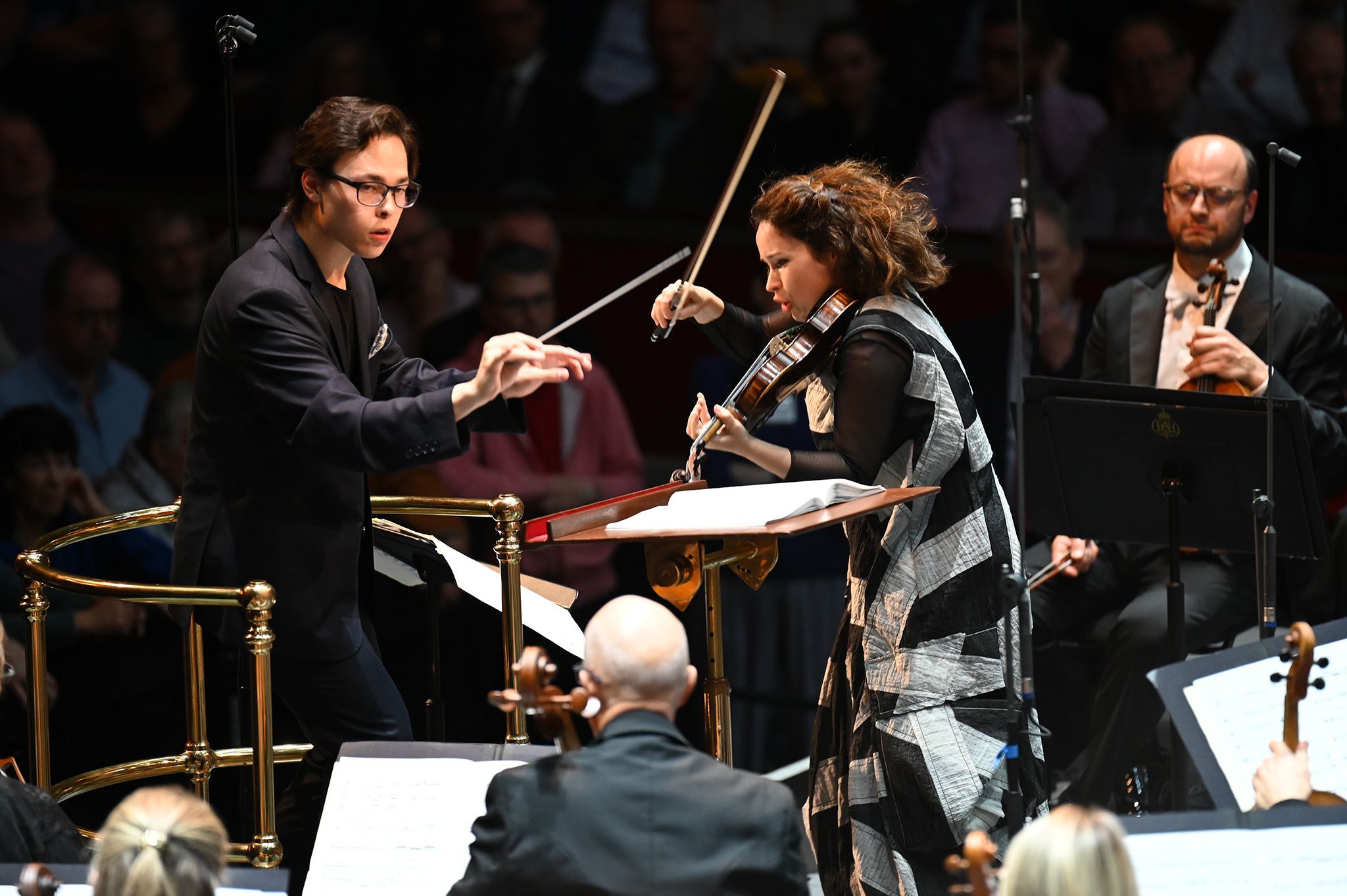 Tarmo Peltokoski and Patricia Kopatchinskaja © BBC | Chris Christodoulou