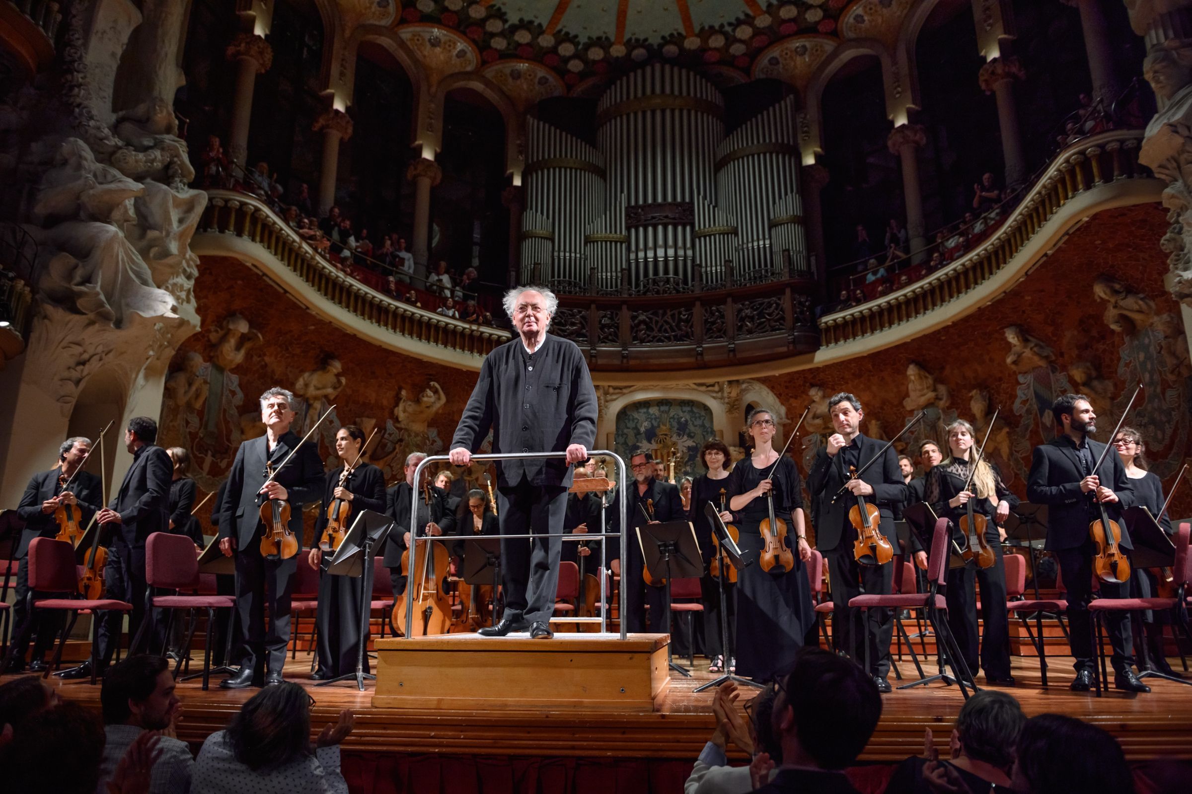 Philippe Herreweghe and Orchestre Champs-Élysées at the Palau de la Música &copy; Antoni Bofill
