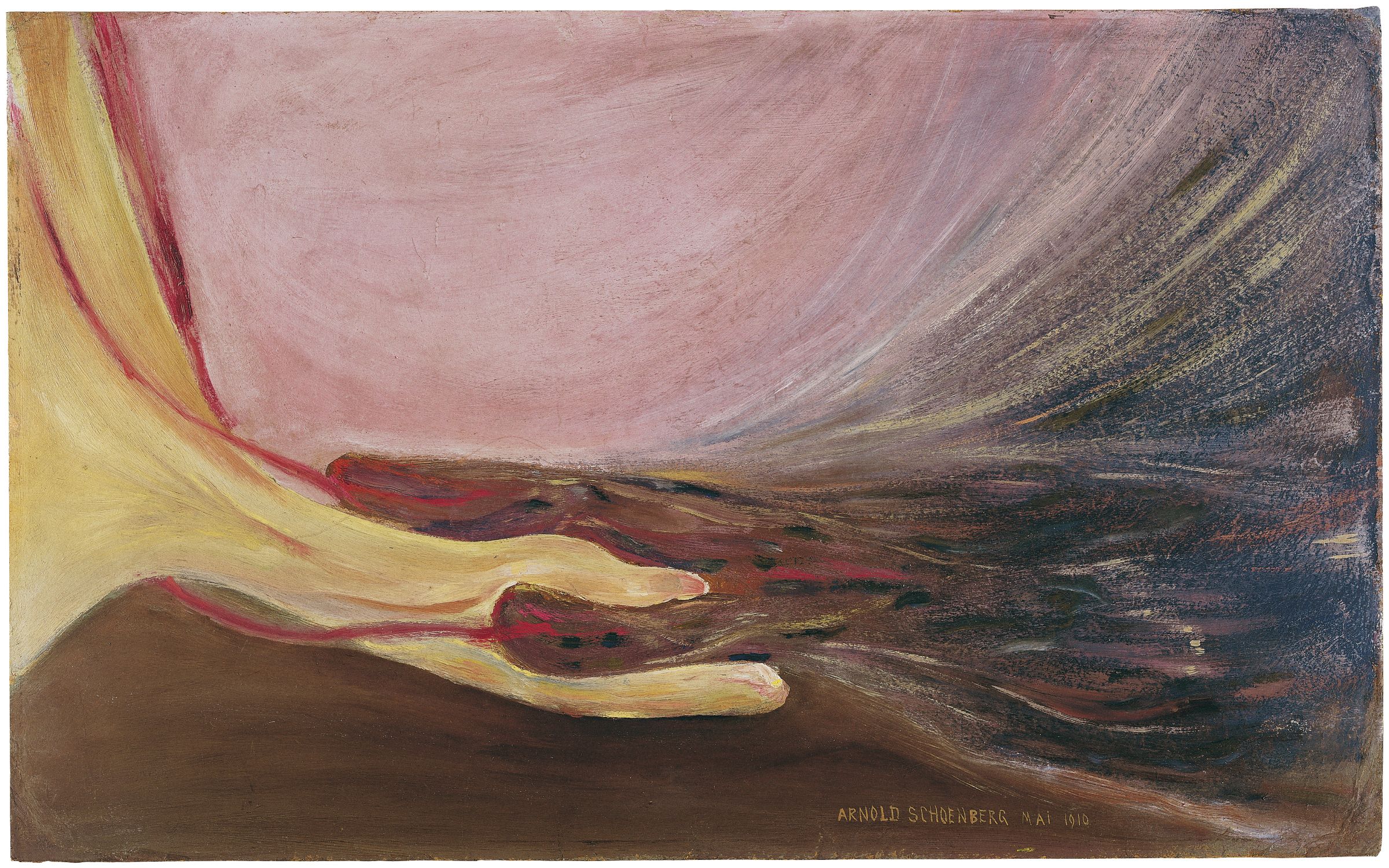 <i>Bund</i> (Covenant) painted by Arnold Schoenberg (1910) © Belmont Music Publishers, Los Angeles courtesy Arnold Schönberg Center, Wien
