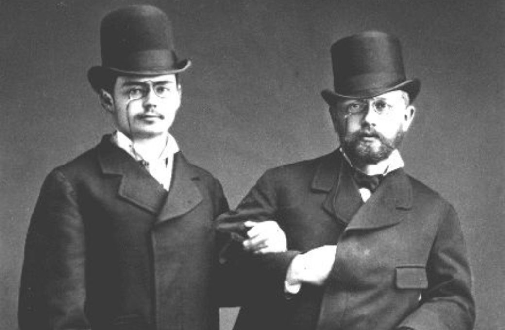 Kotek and Tchaikovsky &copy; Public domain