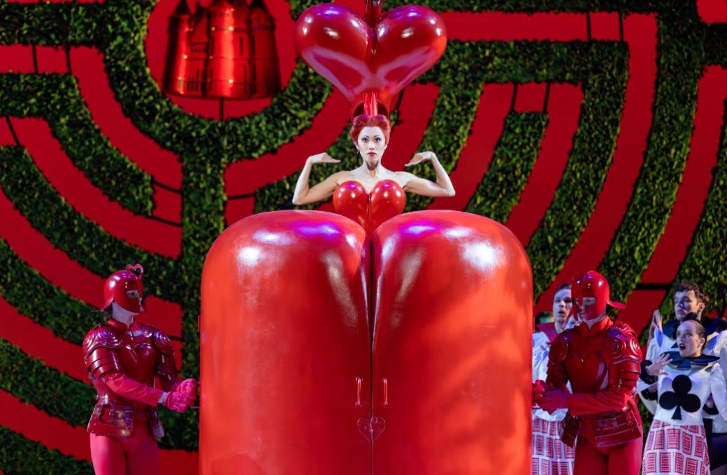 Ako Kondo as the Queen of Hearts in Christopher Wheeldon's <i>Alice's Adventures in Wonderland</i> &copy; Daniel Boud