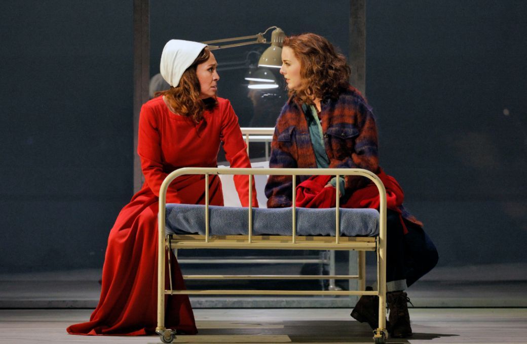 Irene Roberts (Offred) and Simone McIntosh (Offred Double) &copy; Cory Weaver | San Francisco Opera